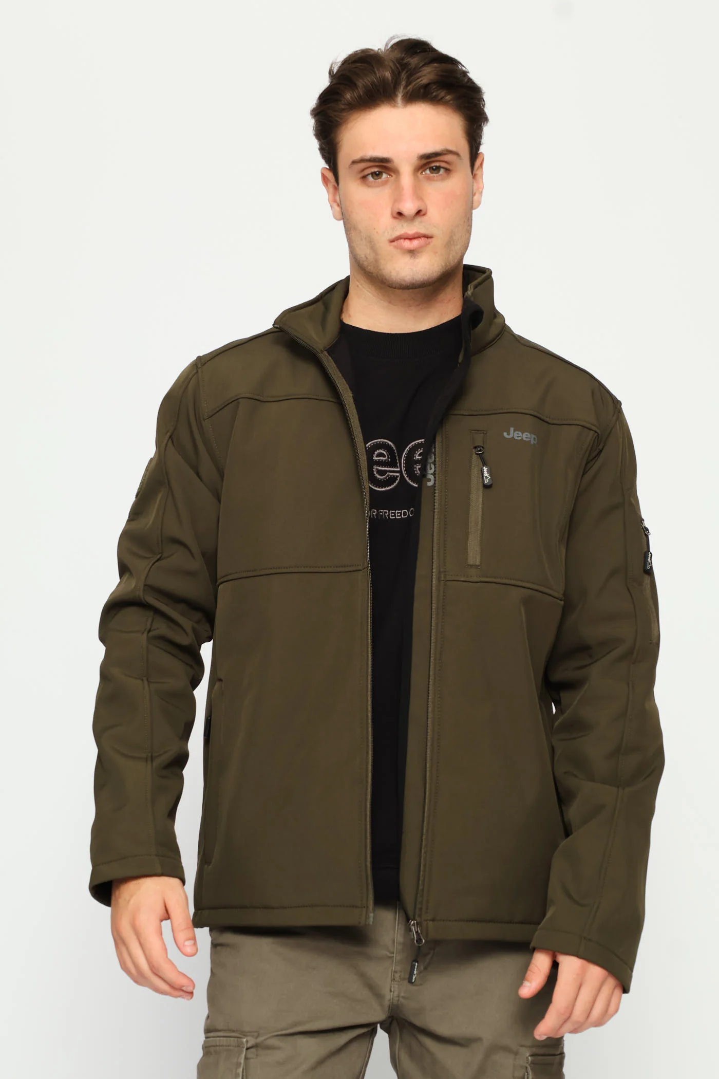 Core Softshell Jacket - Olive - Image 3