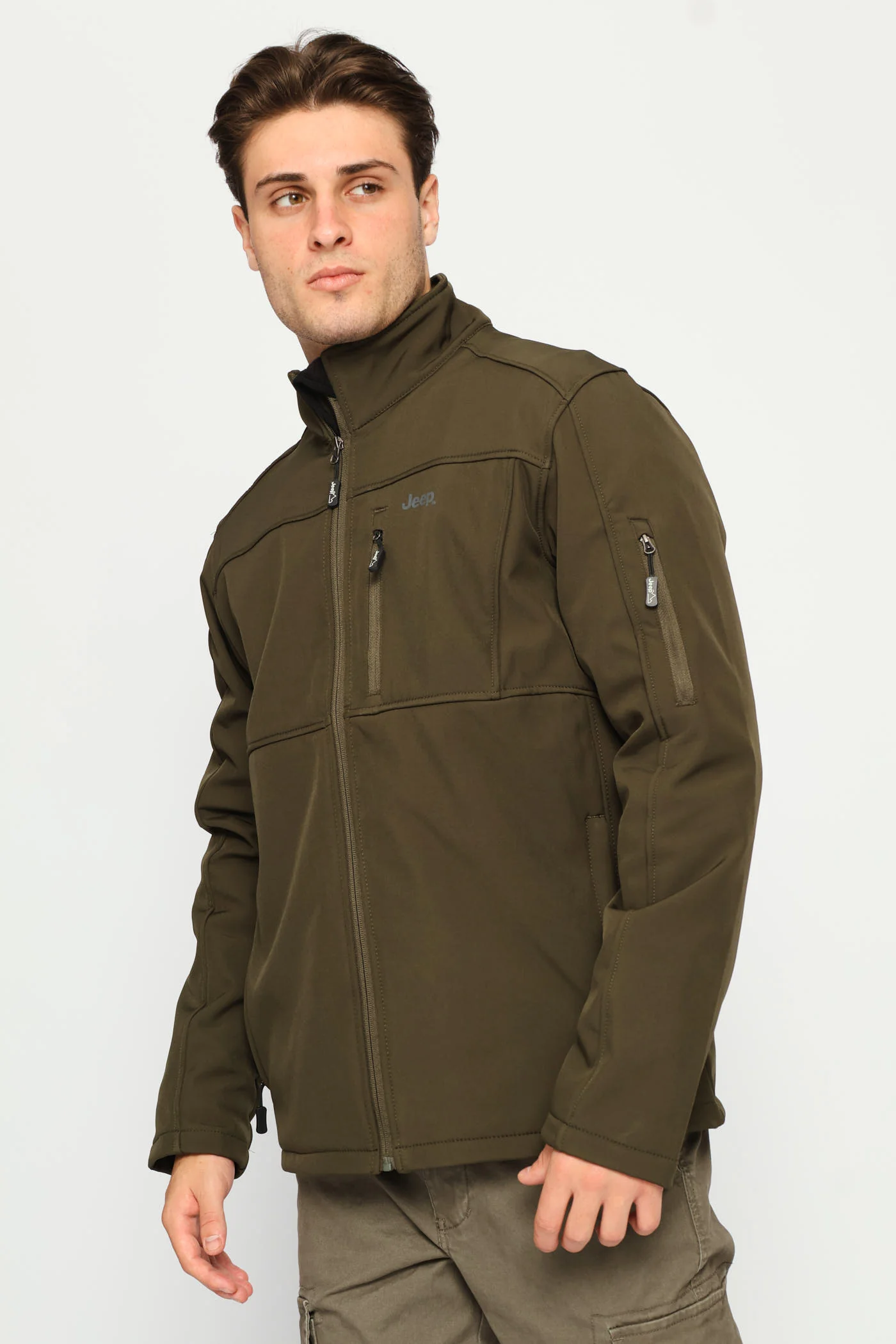 Core Softshell Jacket - Olive - Image 4