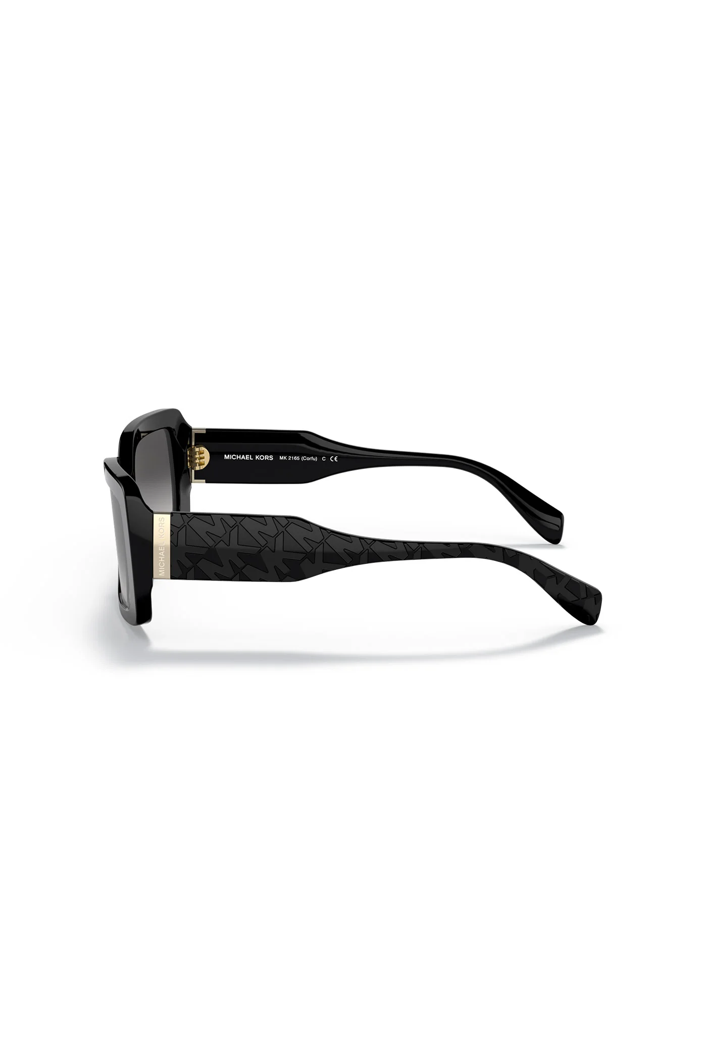 Corfu Dark Grey Gradient Sunglasses - Black - Image 3