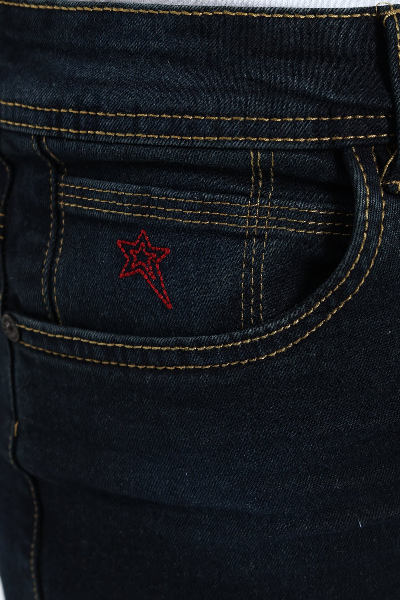 Cormac Skinny Denim - Blue/Black - Image 2