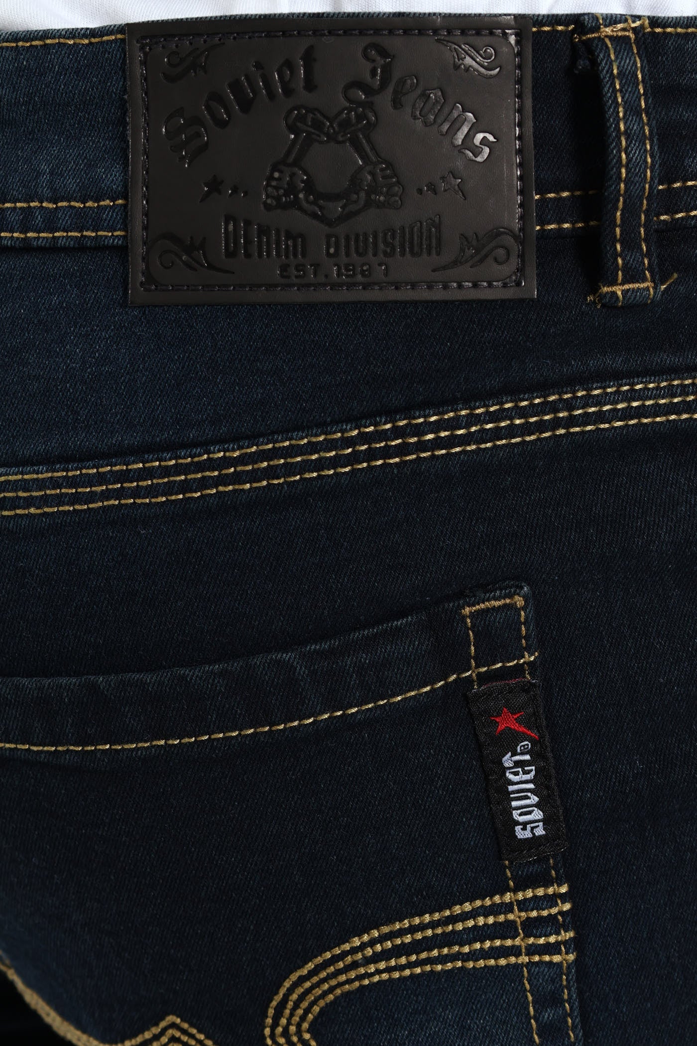 Cormac Skinny Denim - Blue/Black - Image 5