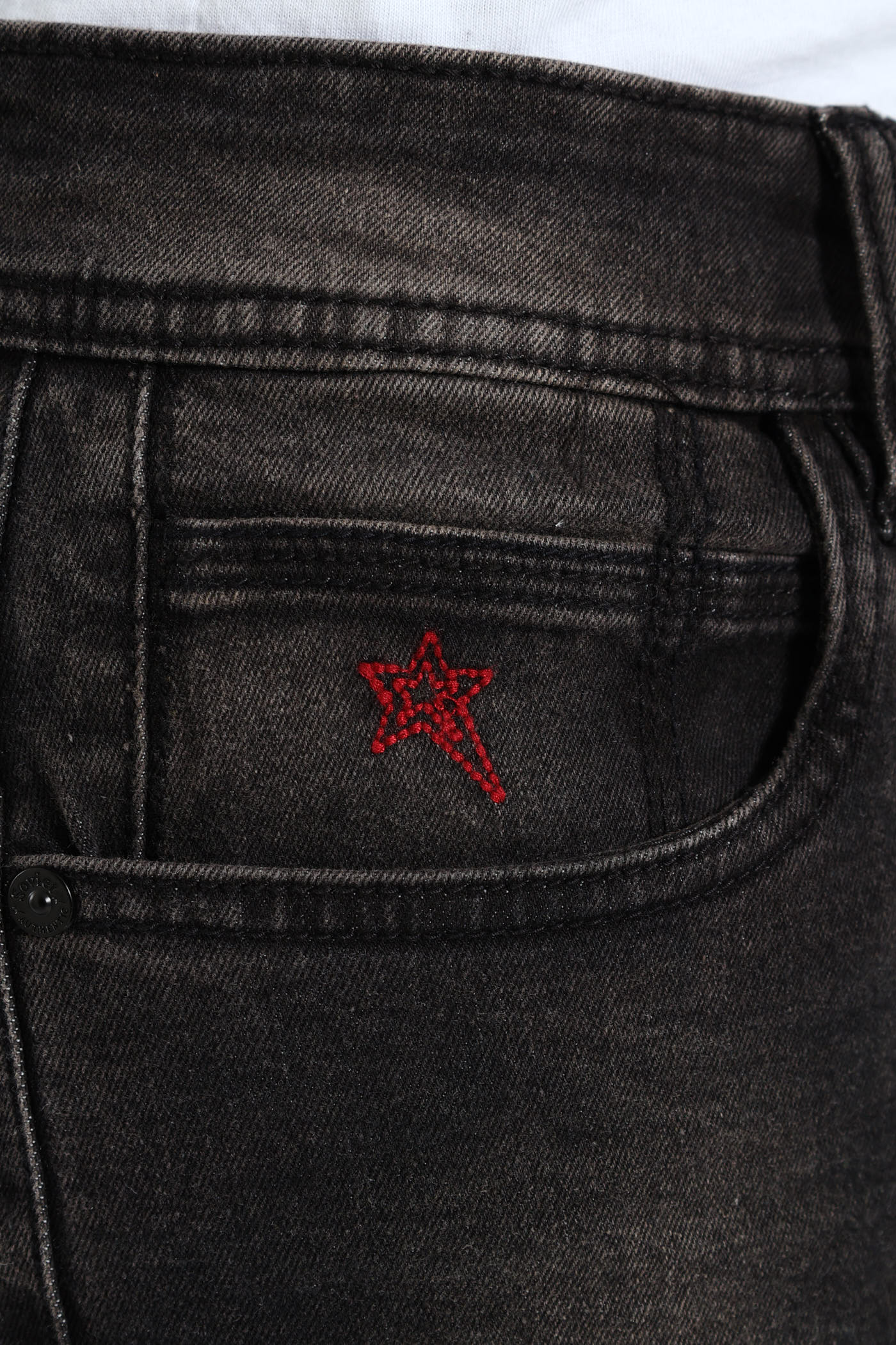 Cormac Skinny Denim - Charcoal - Image 2