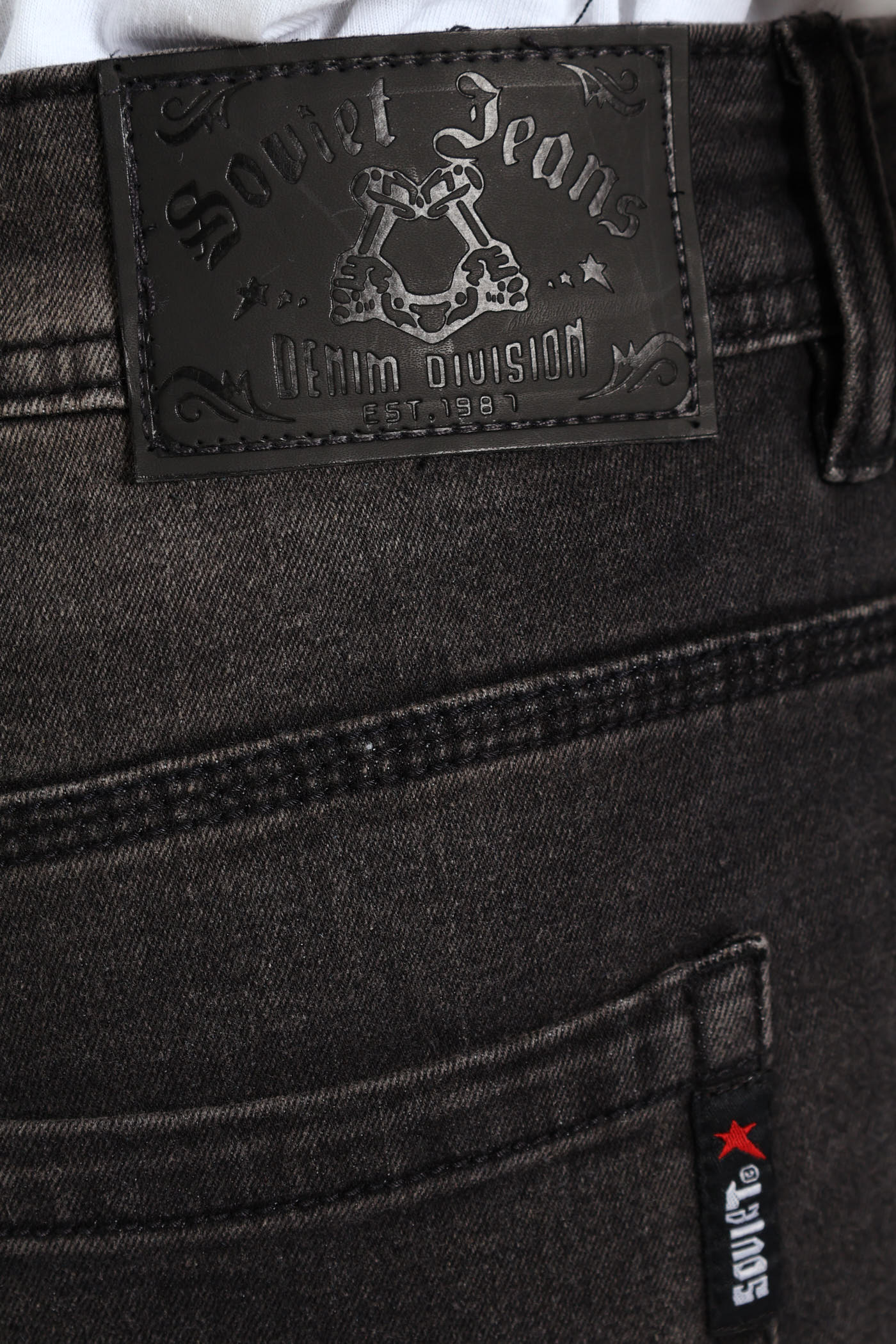 Cormac Skinny Denim - Charcoal - Image 5