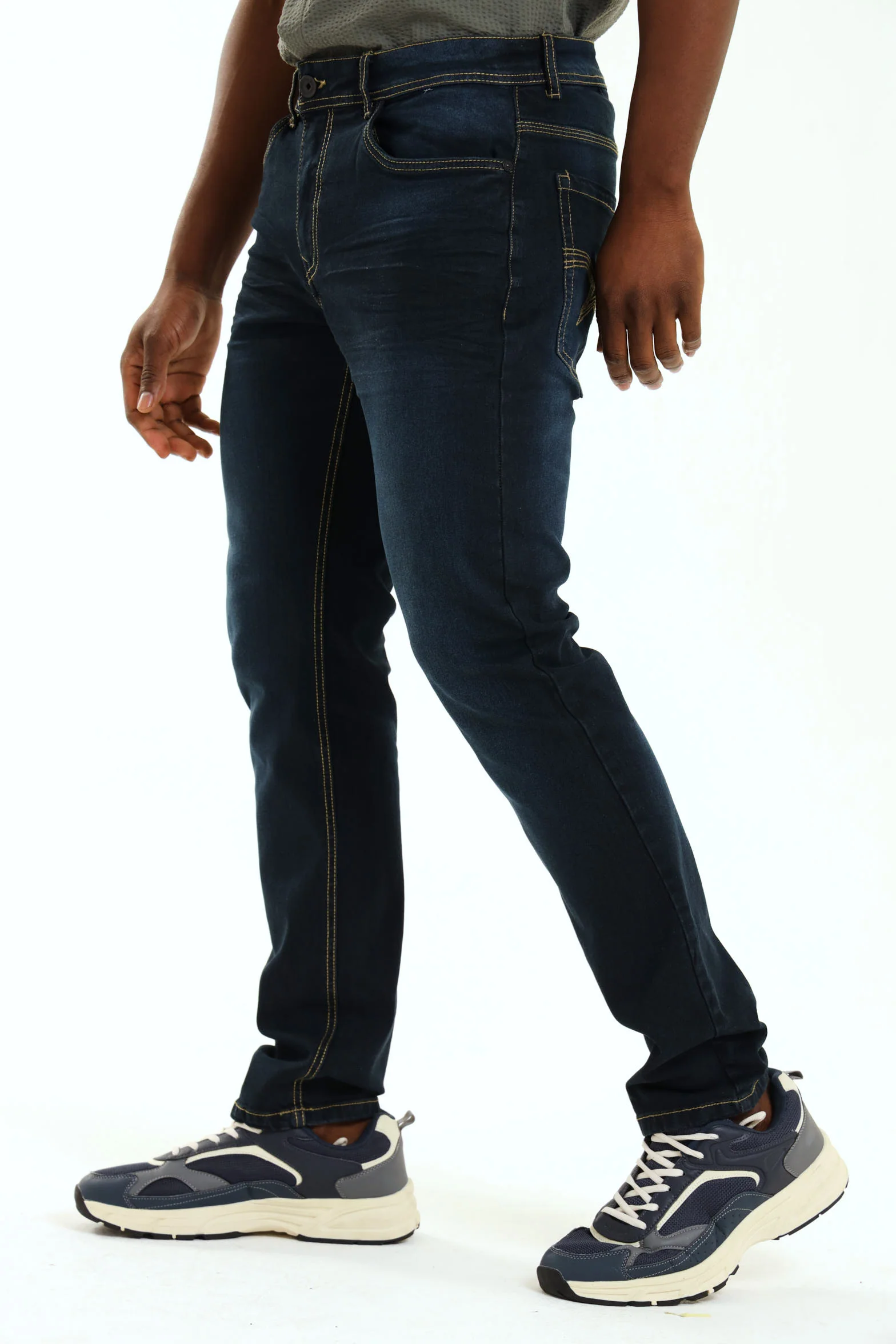 Cormac Slim Denim - Blue/Black - Image 2