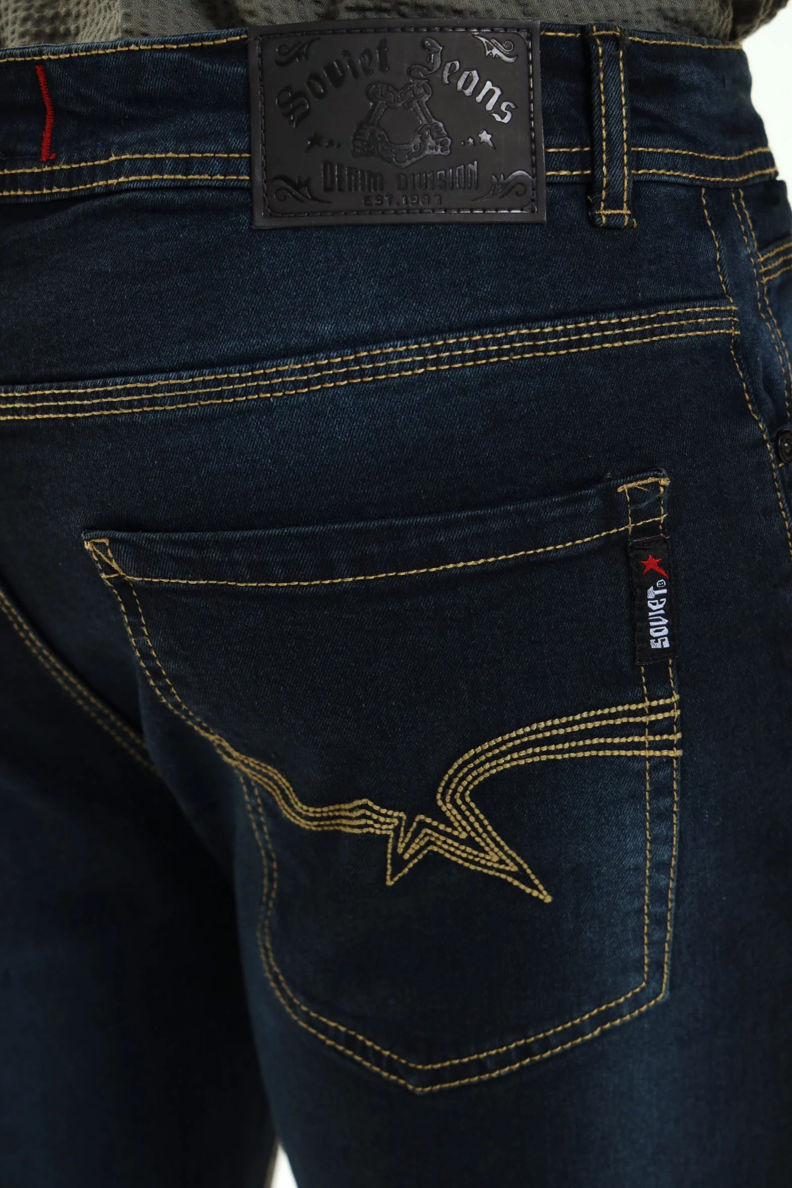 Cormac Slim Denim - Blue/Black - Image 4