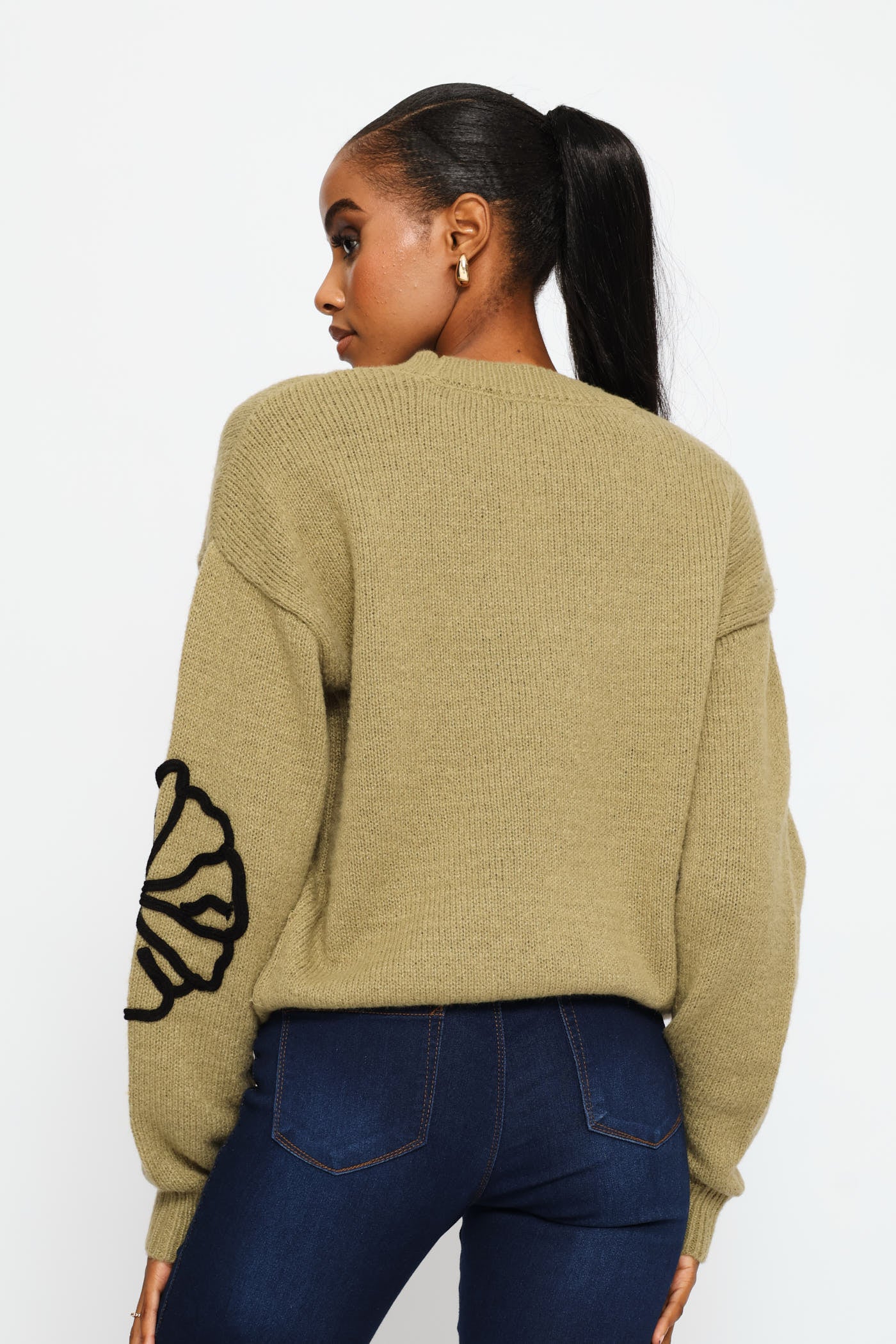 Cornelli Pullover - Artichoke Green - Image 2