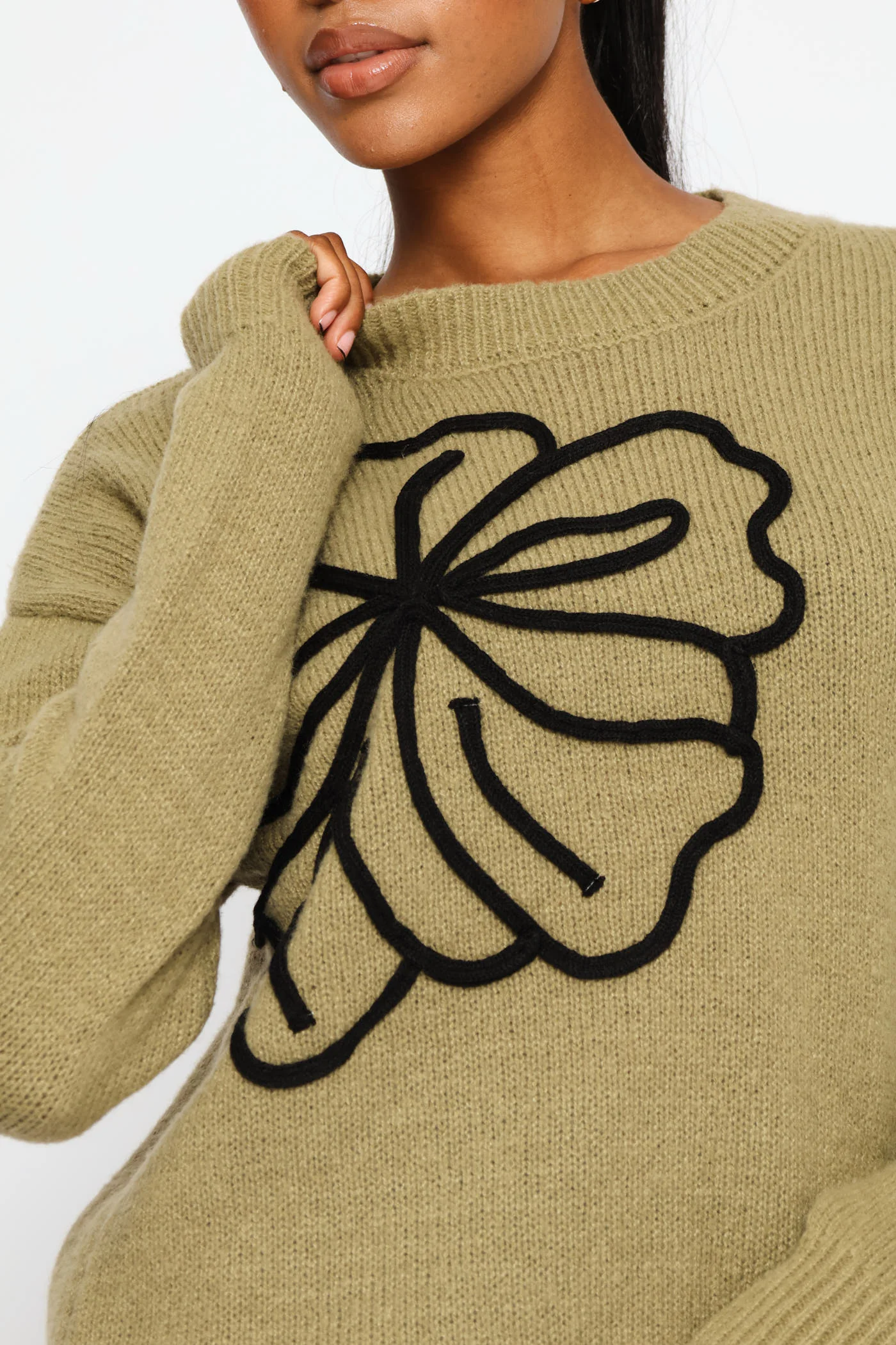 Cornelli Pullover - Artichoke Green - Image 3