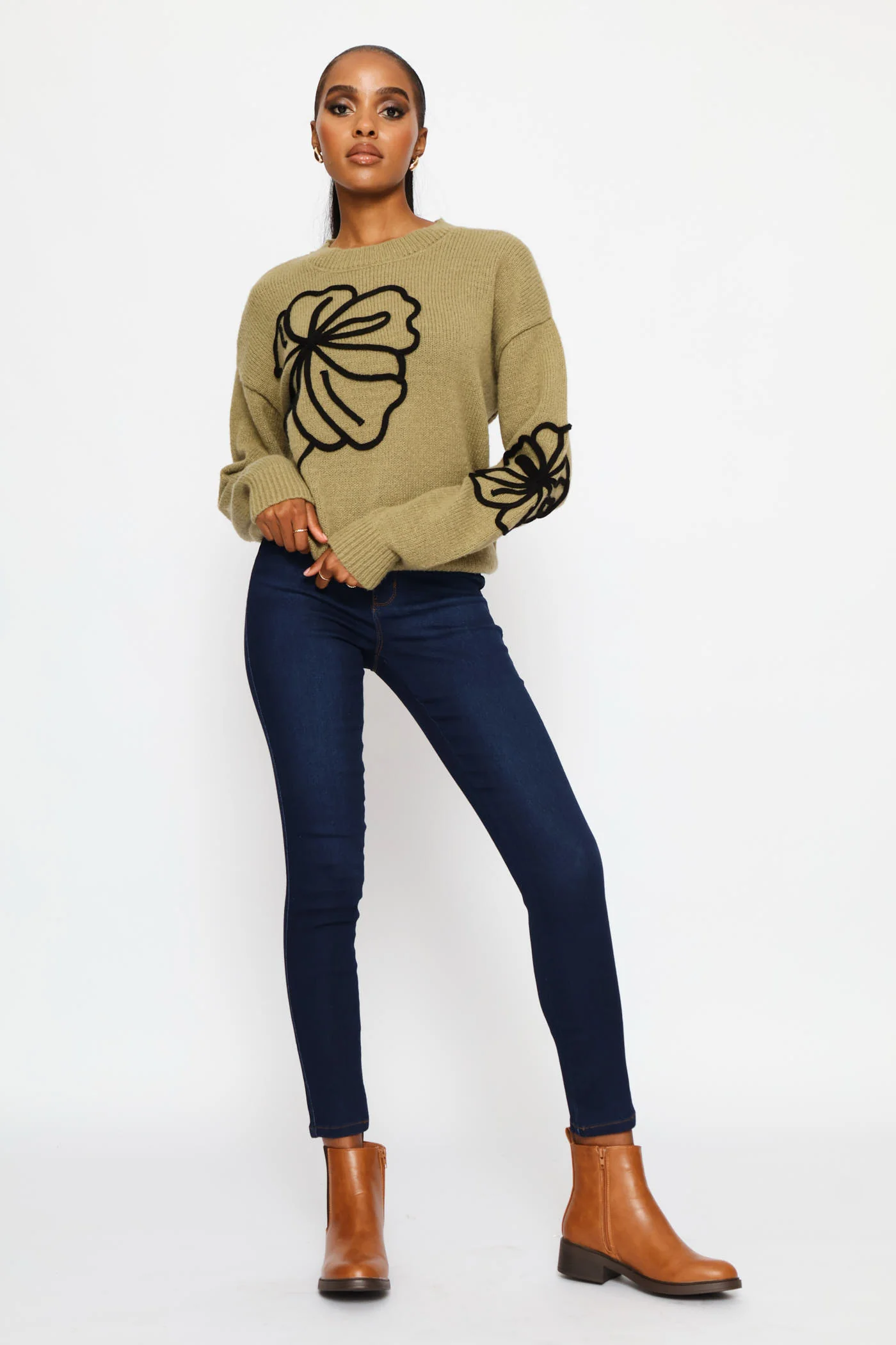 Cornelli Pullover - Artichoke Green - Image 4