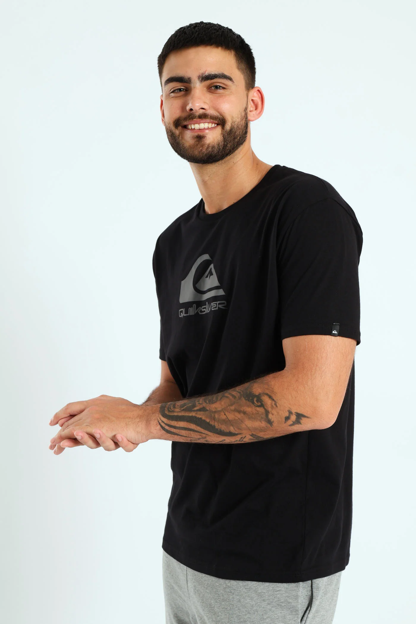 Corp Logo Tee - Black - Image 3