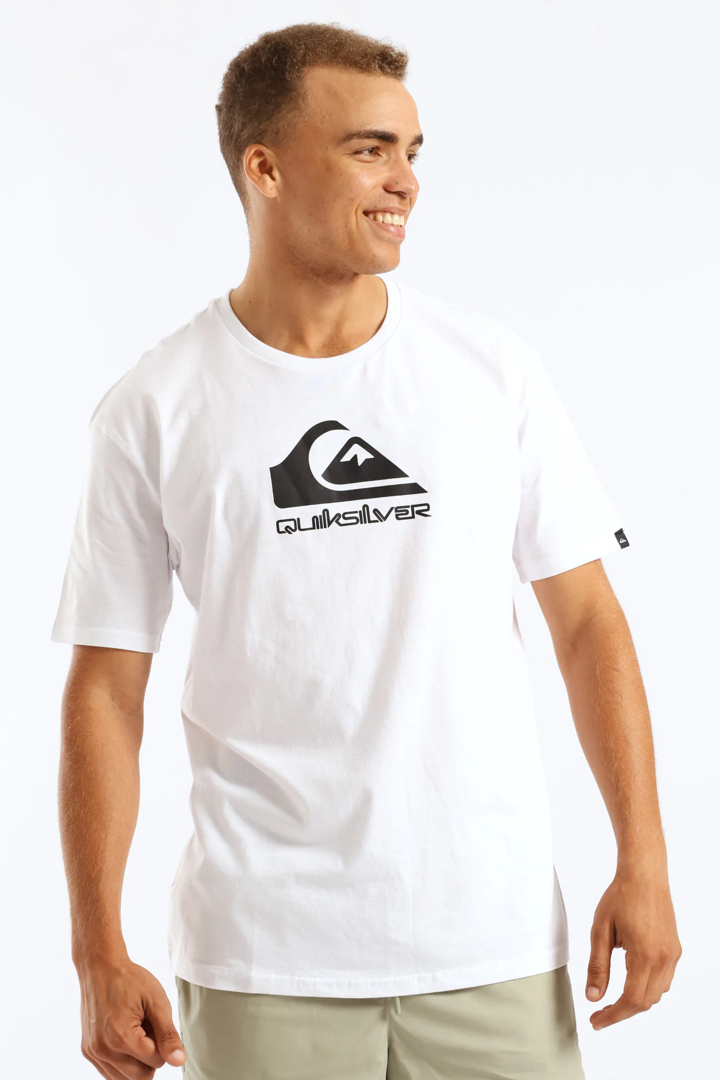 Corp Logo Tee - White - Image 3