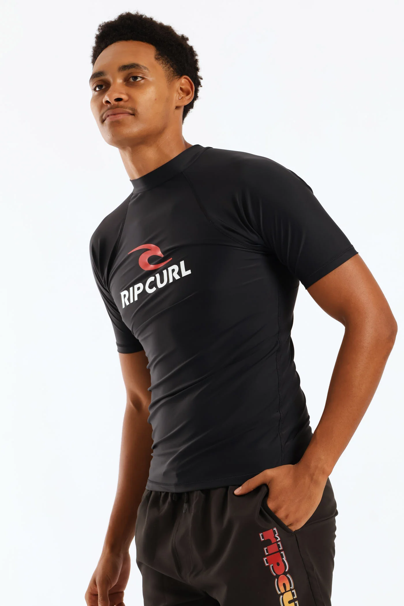 Corpo Short Sleeve Rashvest - Black - Image 4