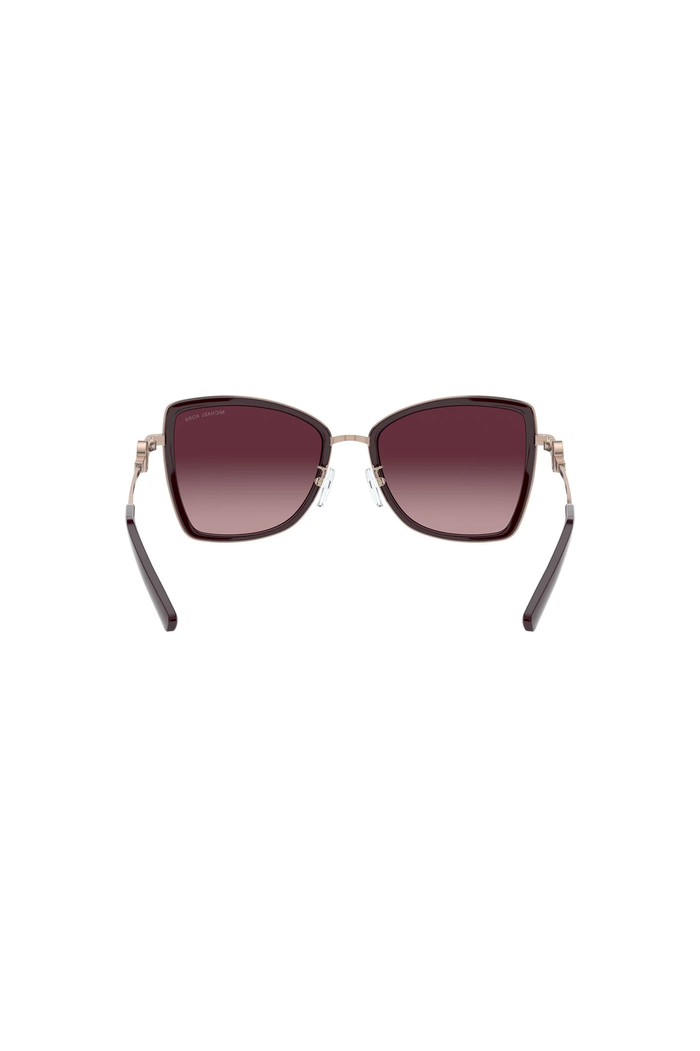 Corsica Burgundy Gradient Sunglasses - Image 4