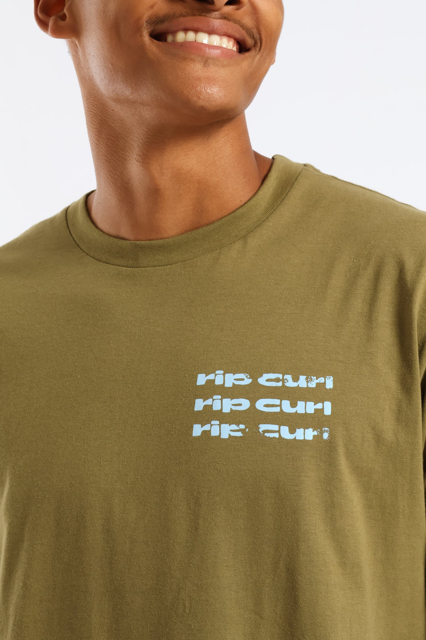 Cosmic Tides Tee - Olive - Image 5