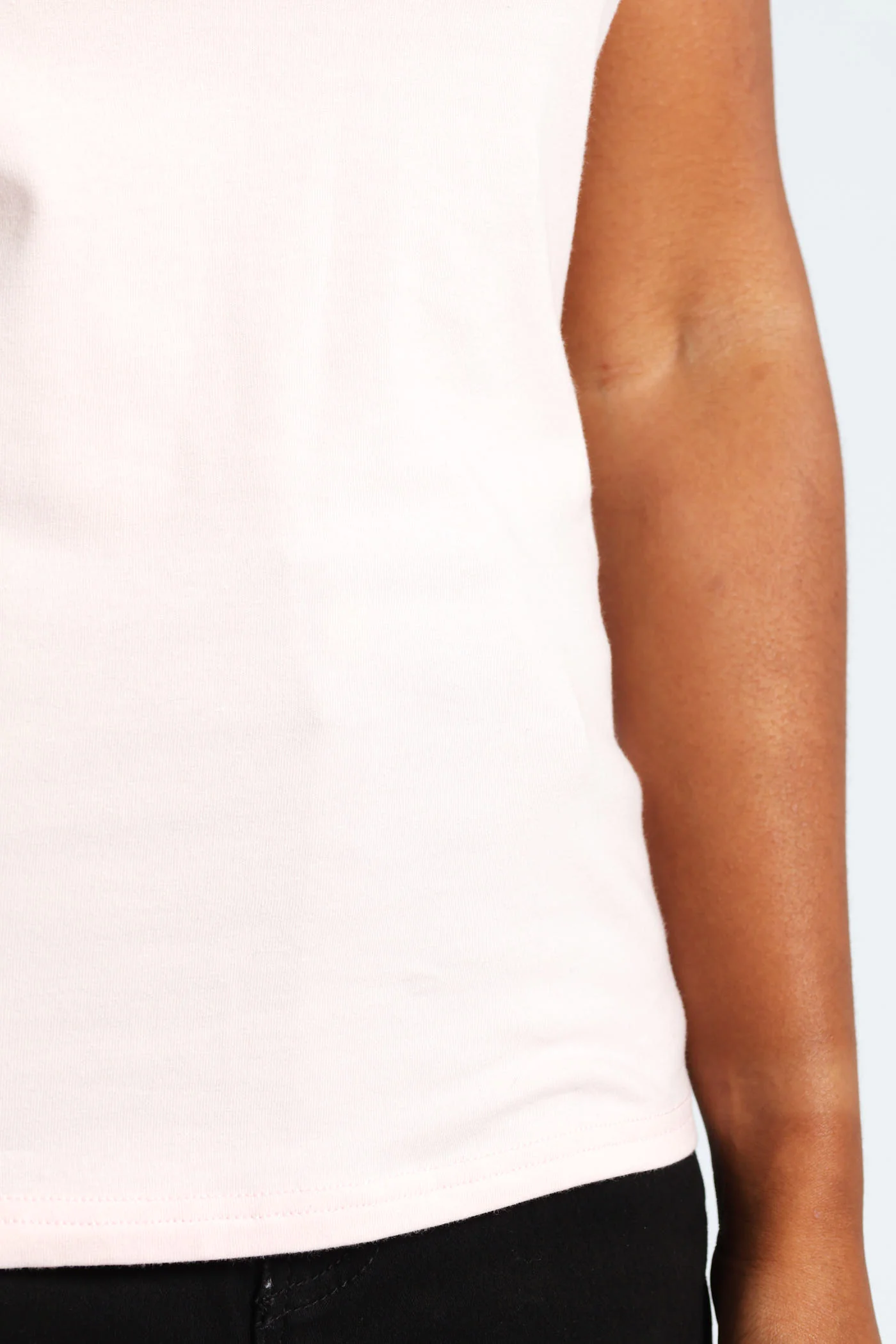 Cotton Lycra Cami Top - Blush - Image 2
