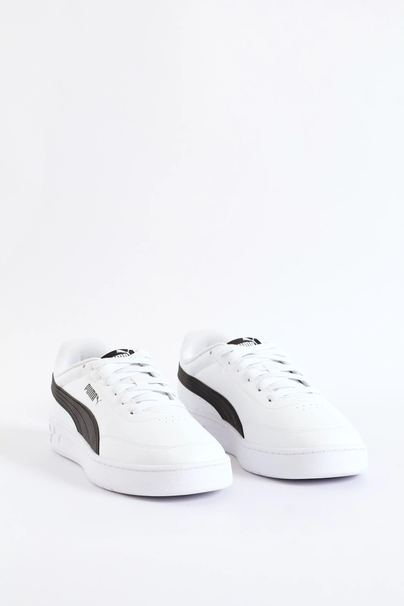 Court Classic Clean Sneaker - White/Black - Image 6