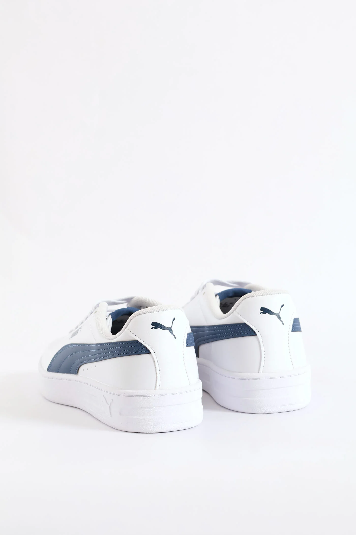 Court Classic Clean Sneaker - White/Blue - Image 5
