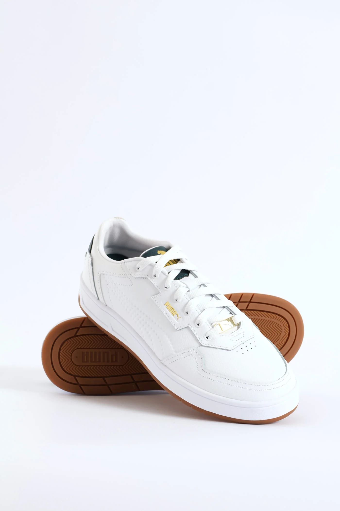 Court Classic Lux Sneaker - White/Green - Image 2
