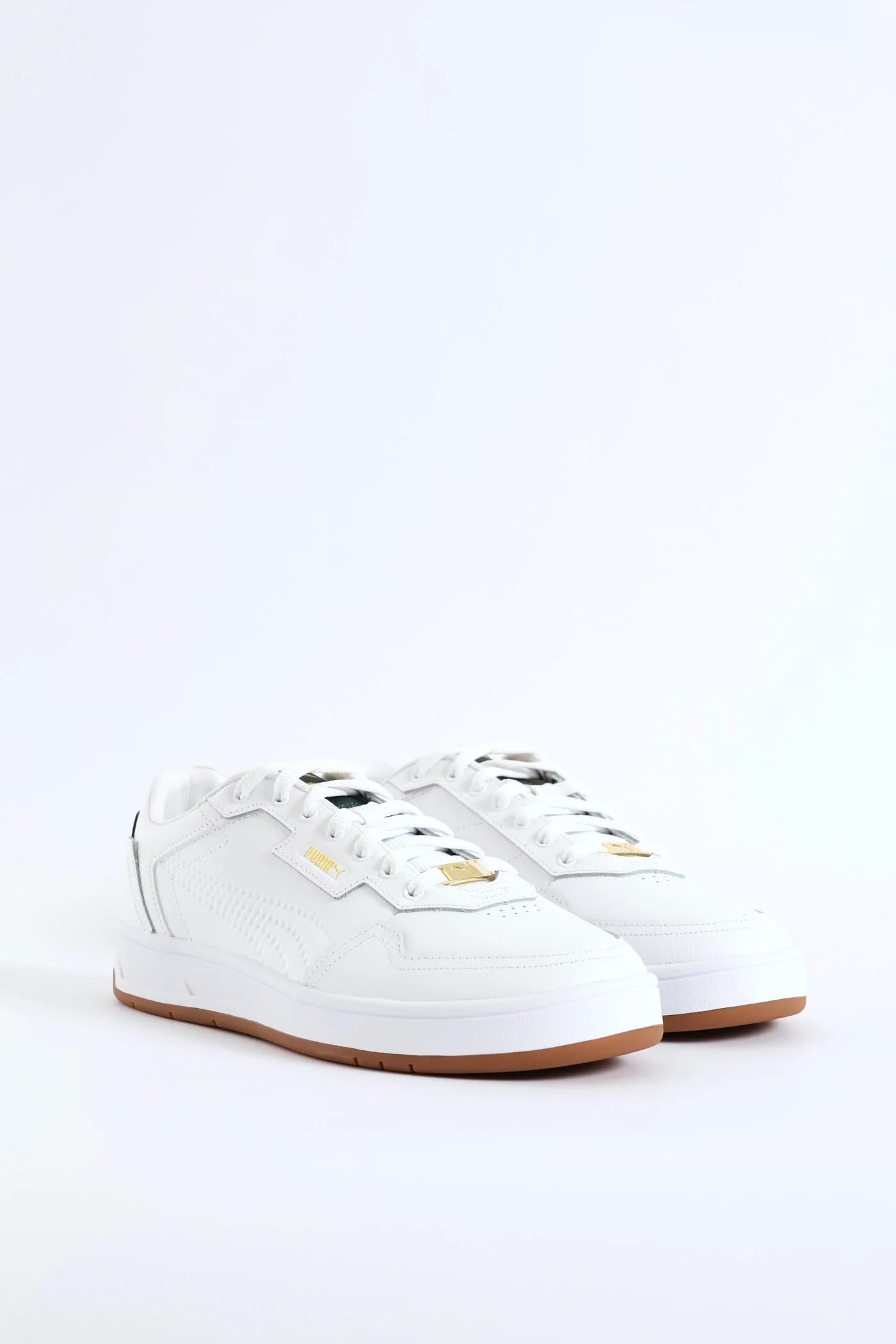Court Classic Lux Sneaker - White/Green - Image 3