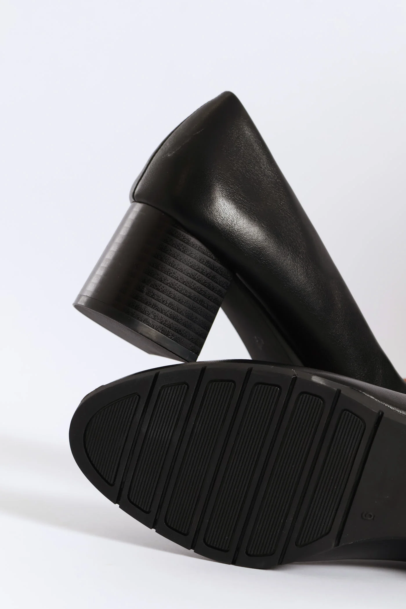 Court Heel - Black - Image 2