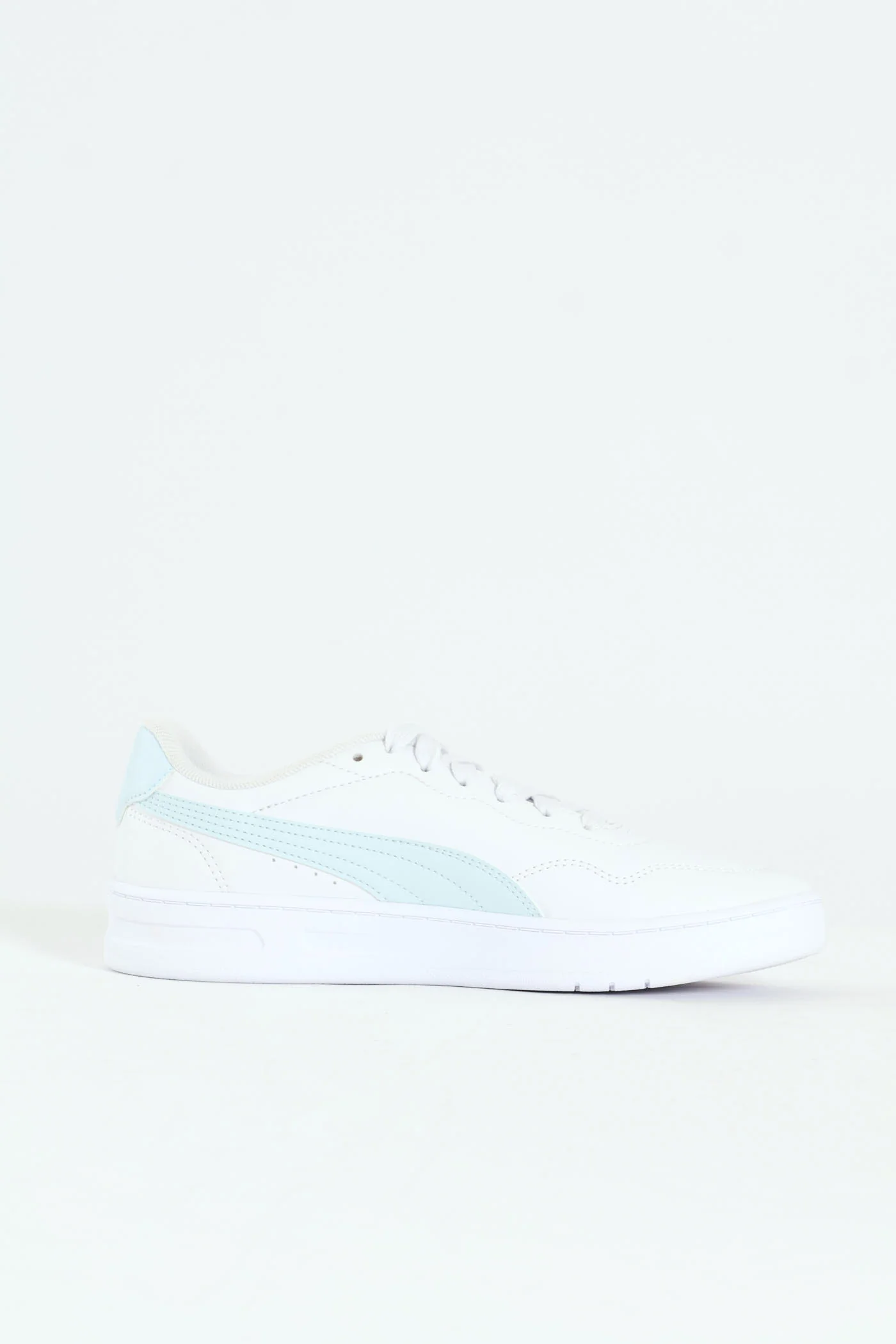 Court Lally Sneaker - White/Light Blue - Image 2