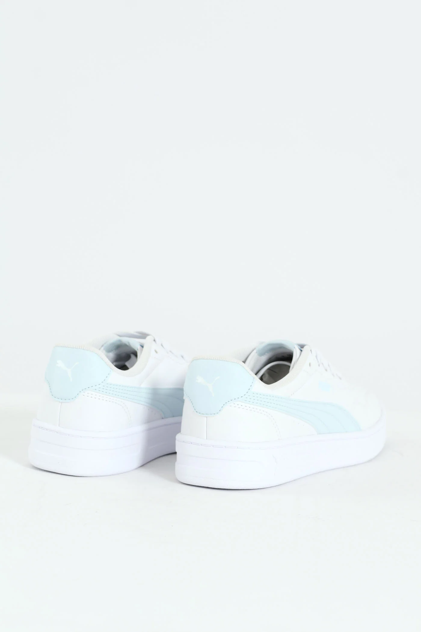 Court Lally Sneaker - White/Light Blue - Image 3