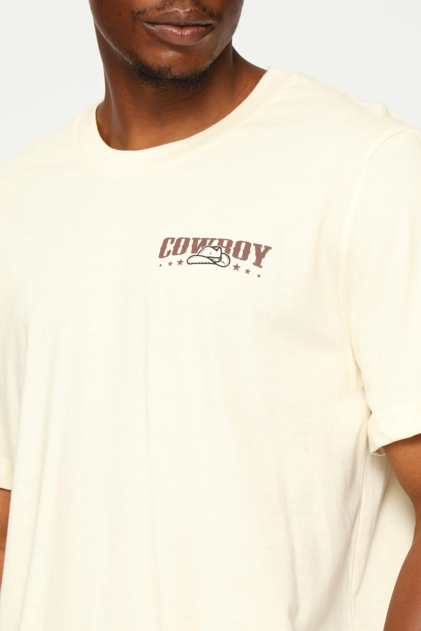 Cowboy T-Shirt - Ecru - Image 3