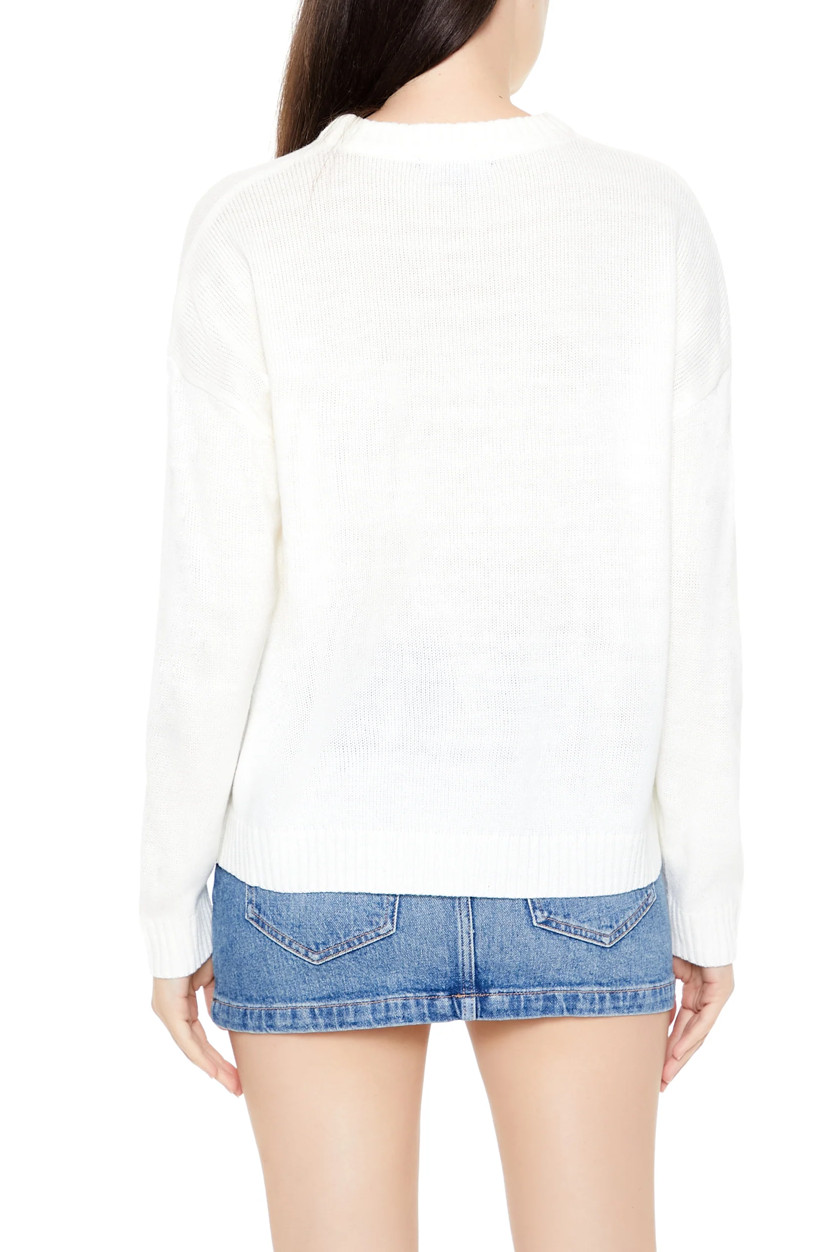 Cowgirl Graphic Sweater - White - Image 9