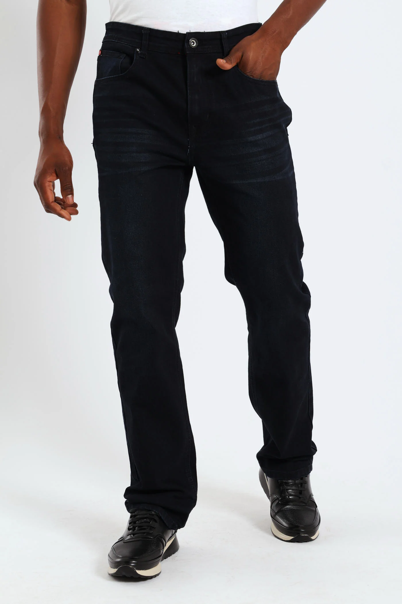 Crafted Straight Denim - Blue/Black - Image 2