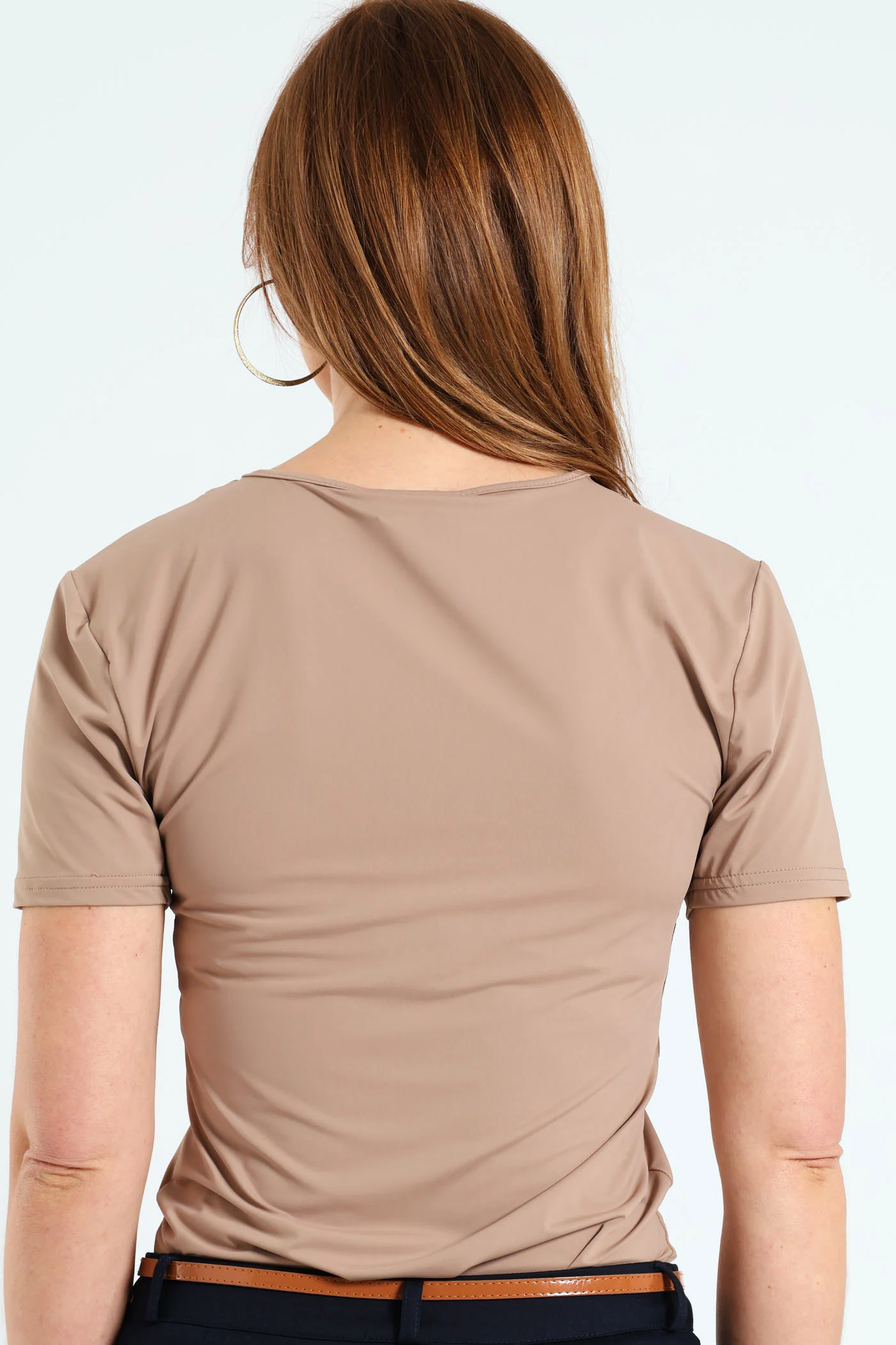 Crew Neck Top - Tobacco - Image 3