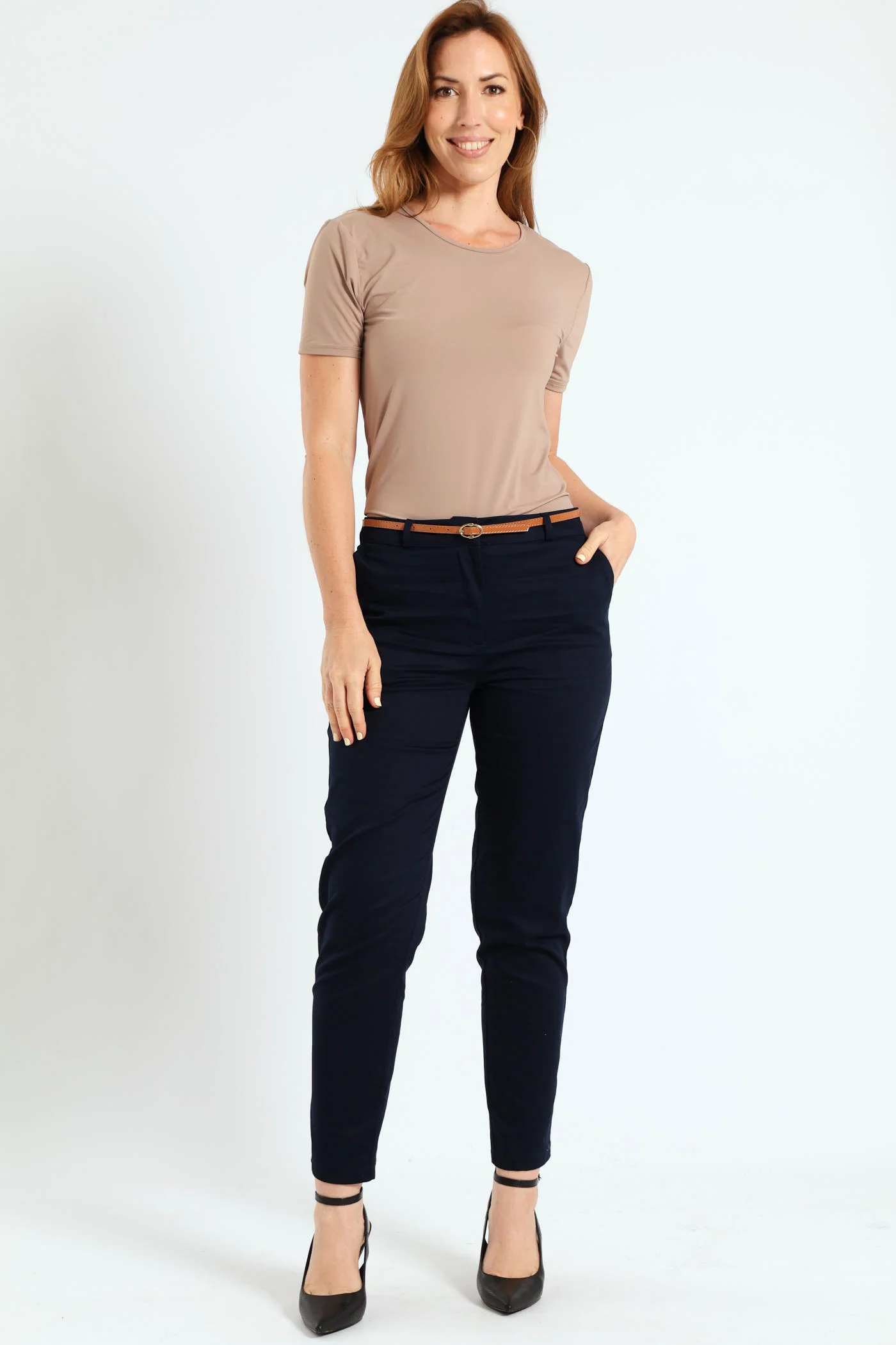 Crew Neck Top - Tobacco - Image 4