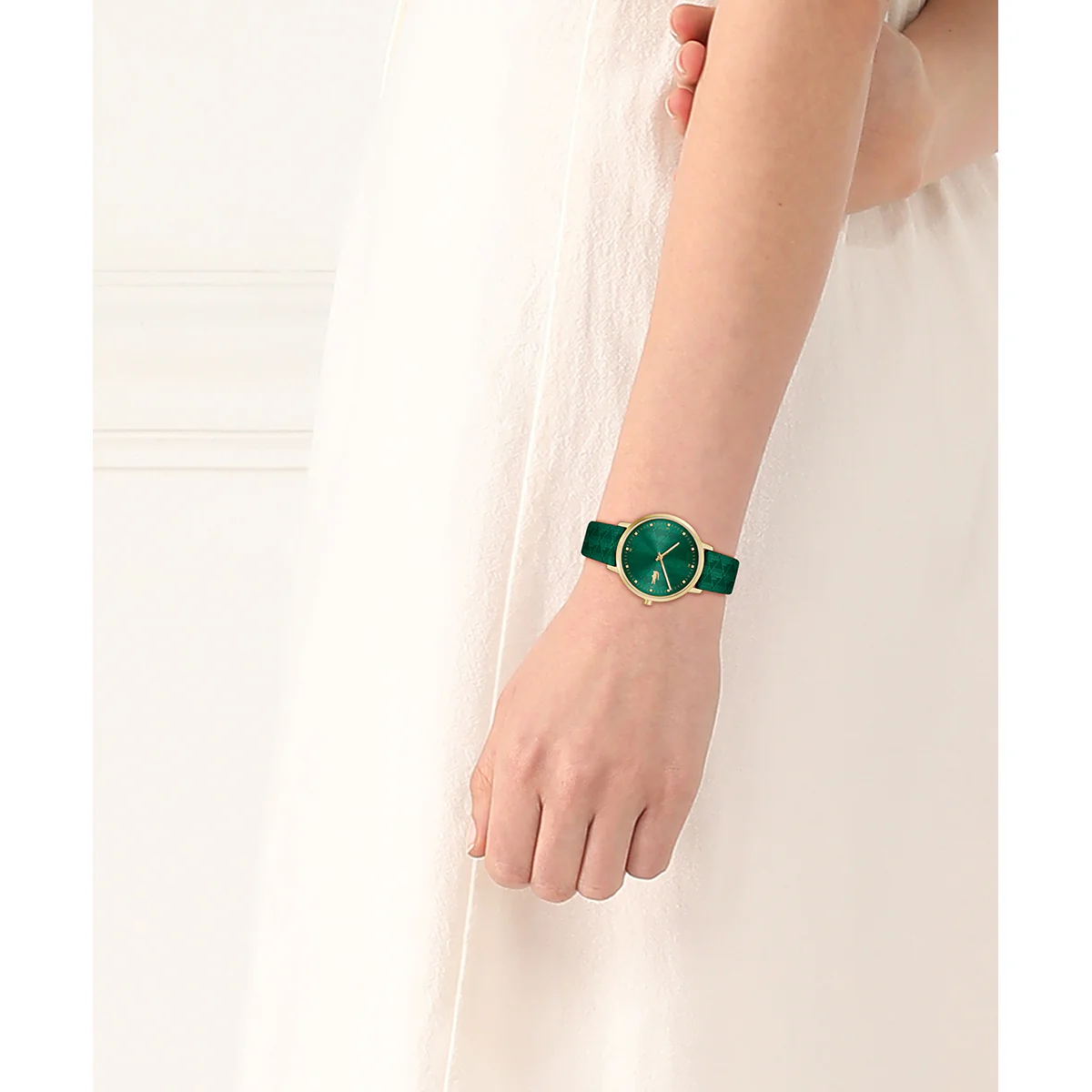 Croc Origin Green Dial & Leather Strap Watch - Image 4