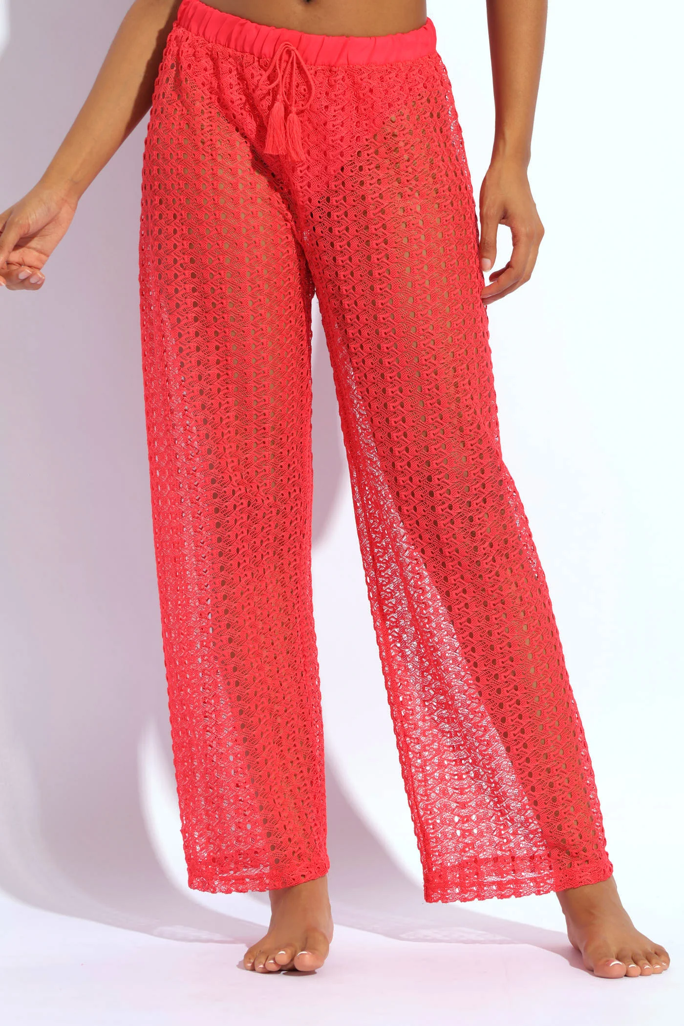 Crochet Pants - Pink - Image 5