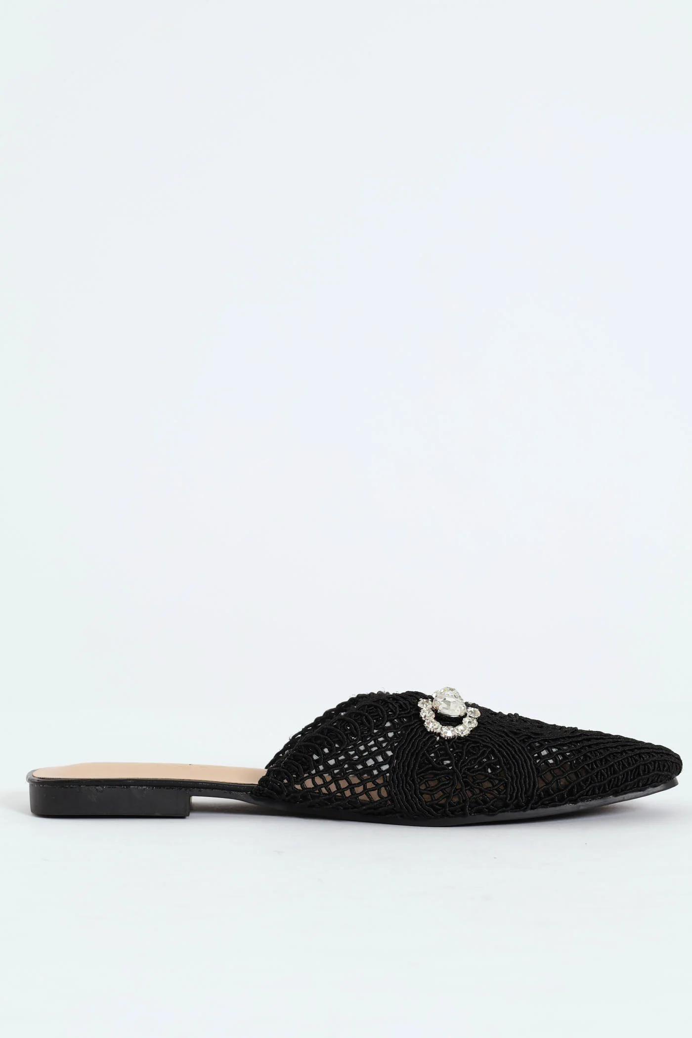 Crochet Push In With Trim - Black - Image 3