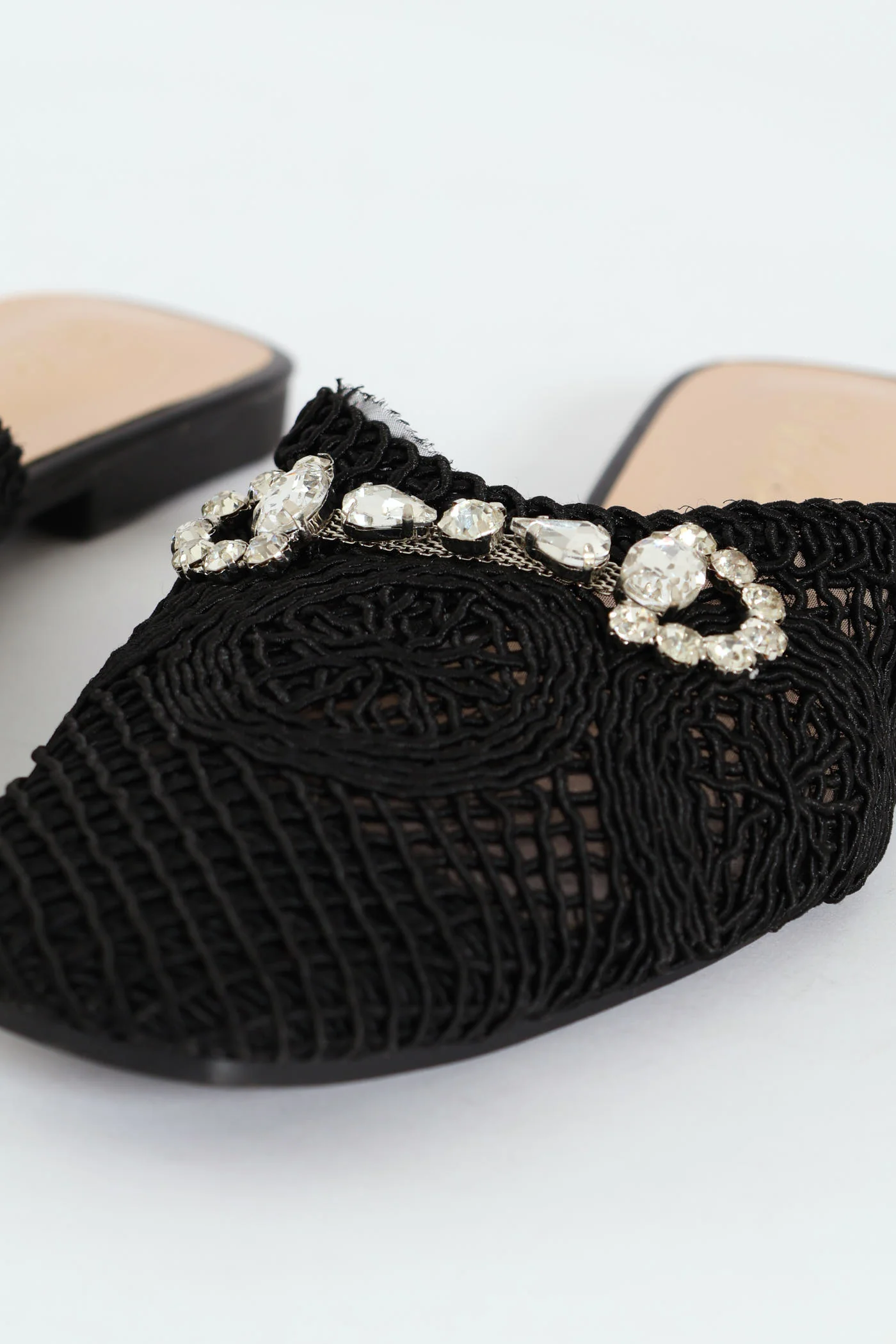 Crochet Push In With Trim - Black - Image 5