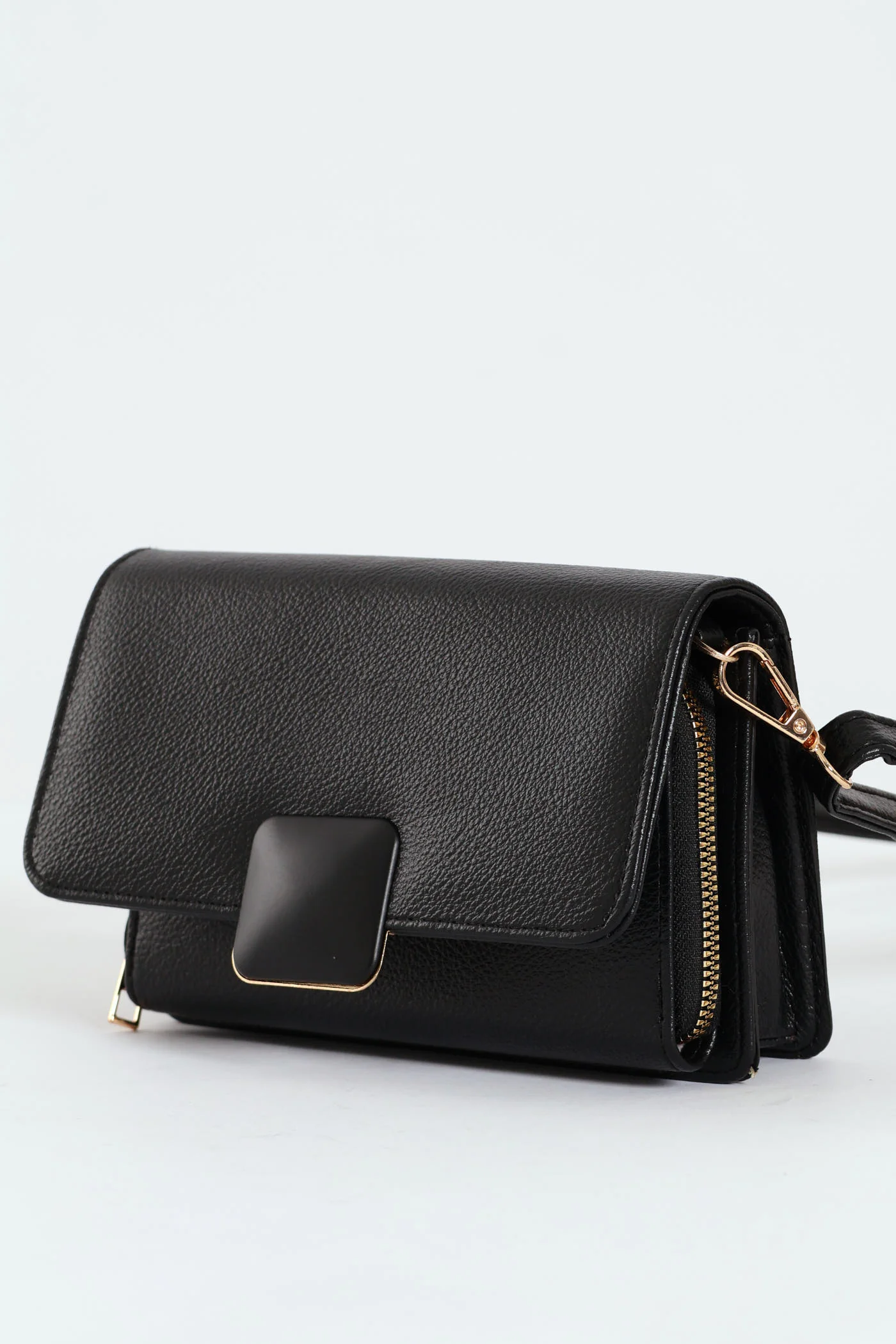 Crossbody Wallet - Black - Image 3