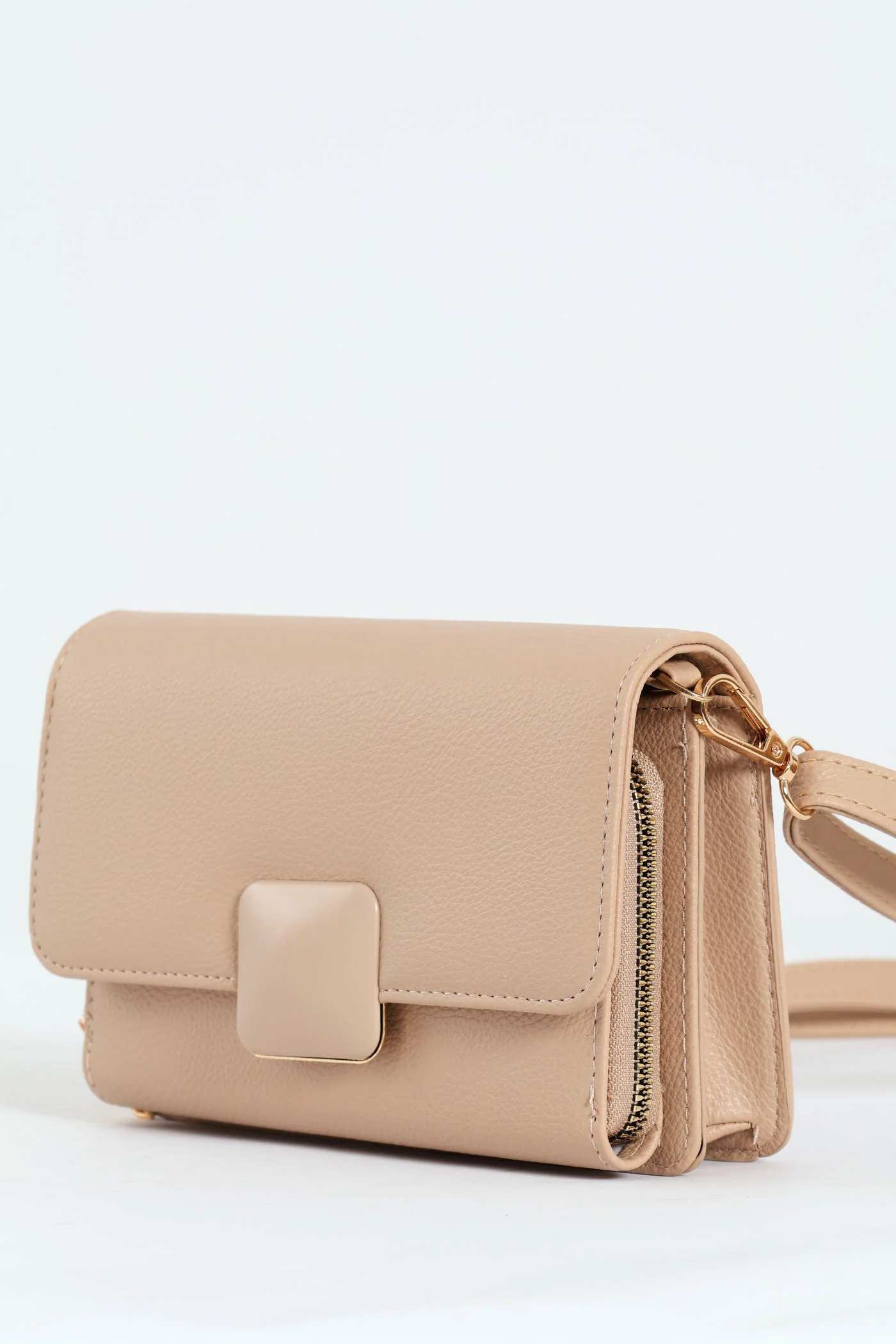 Crossbody Wallet - Nude - Image 3