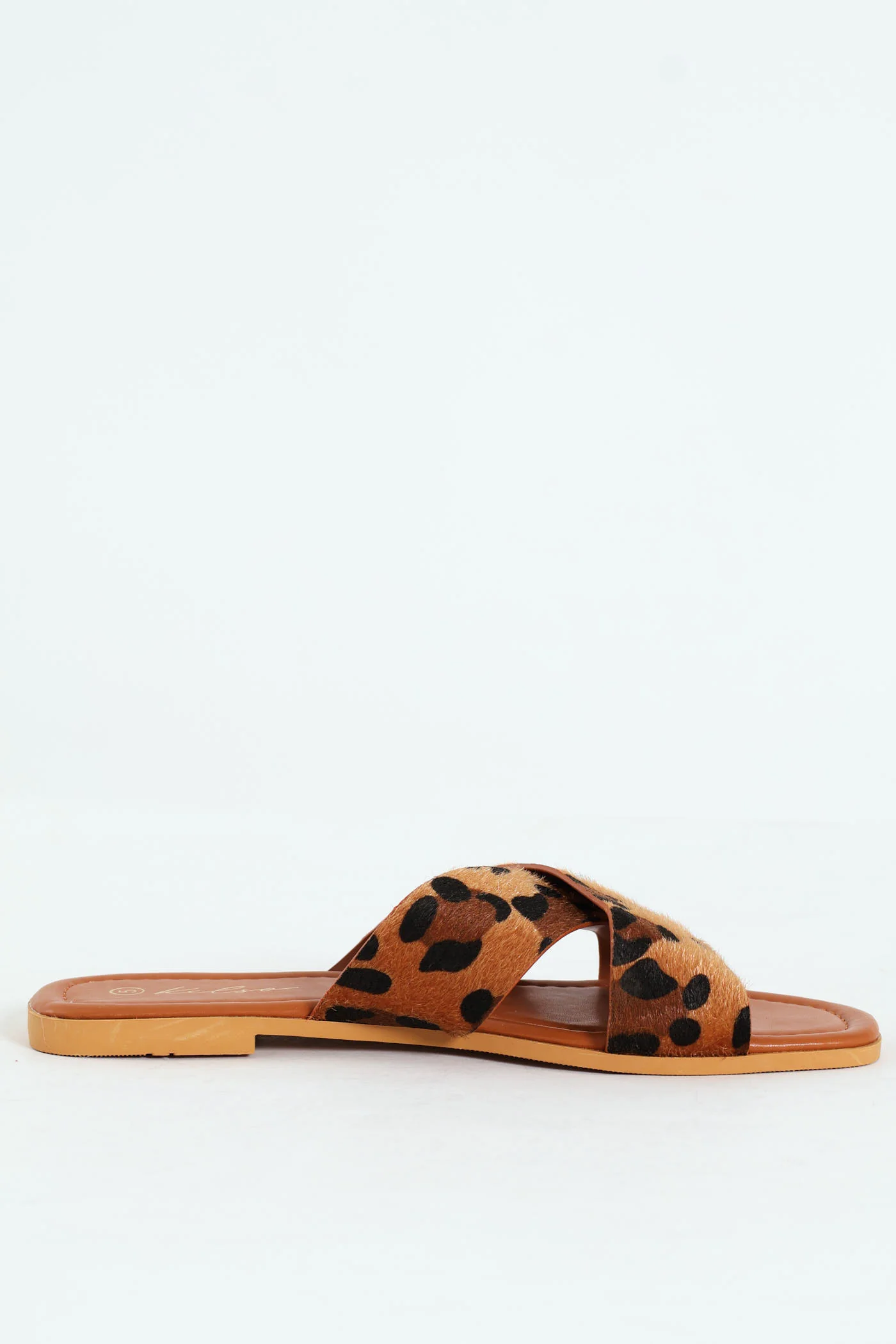 Crosstrap Pony Hair Mule Sandal - Multi - Image 3