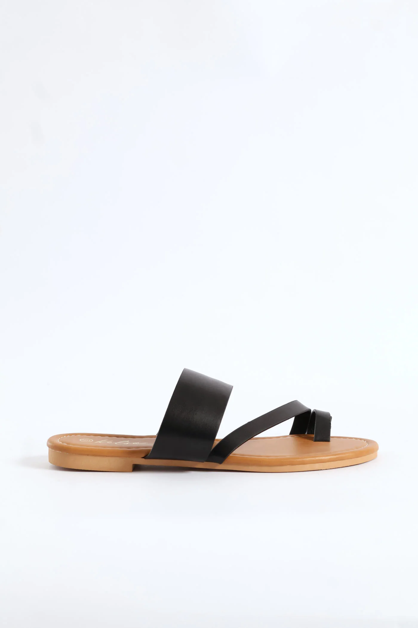 Crosstrap Toe Post Sandal - Black - Image 4