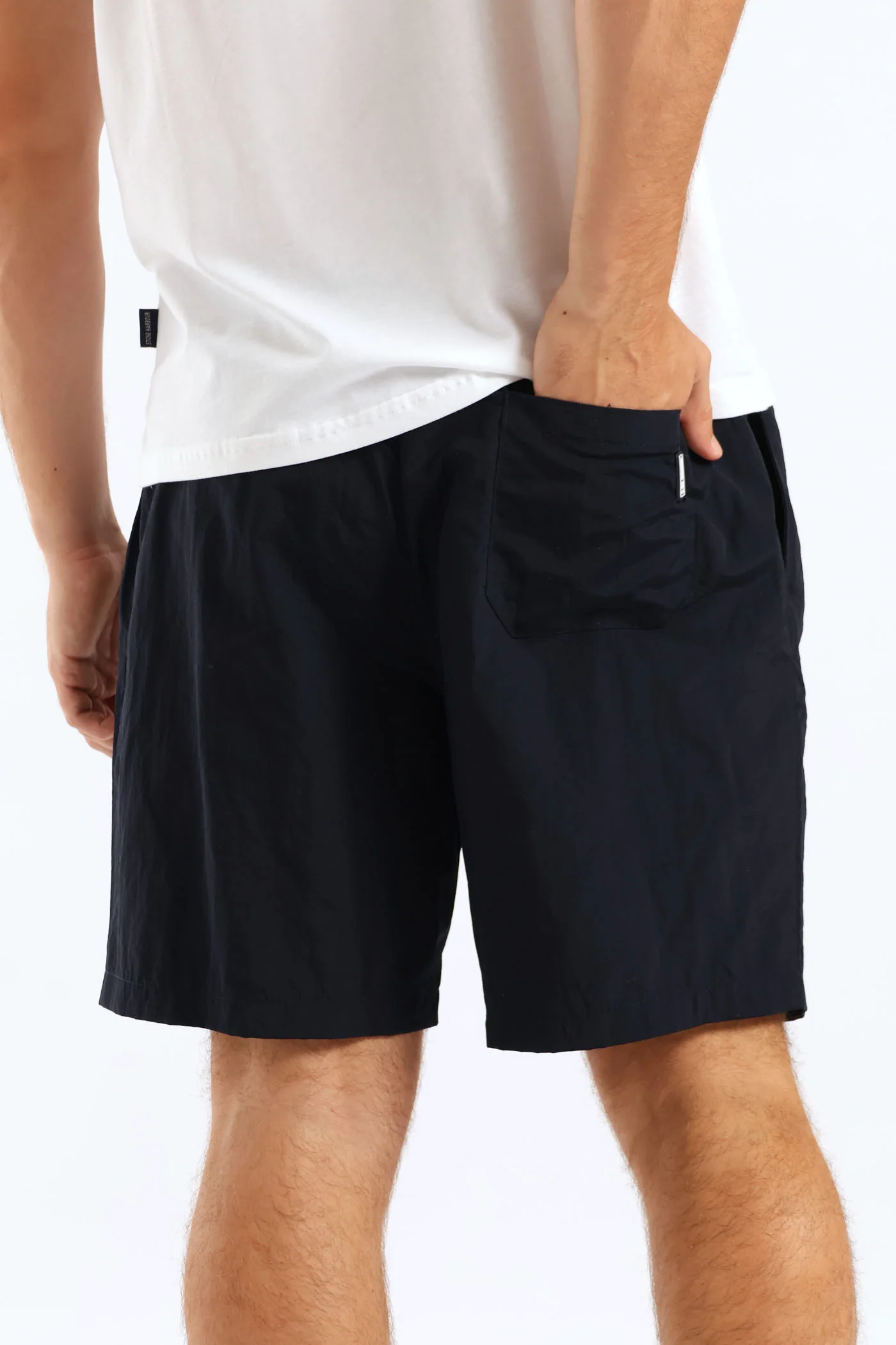 Crown Applique Swim Short - Navy - Image 5