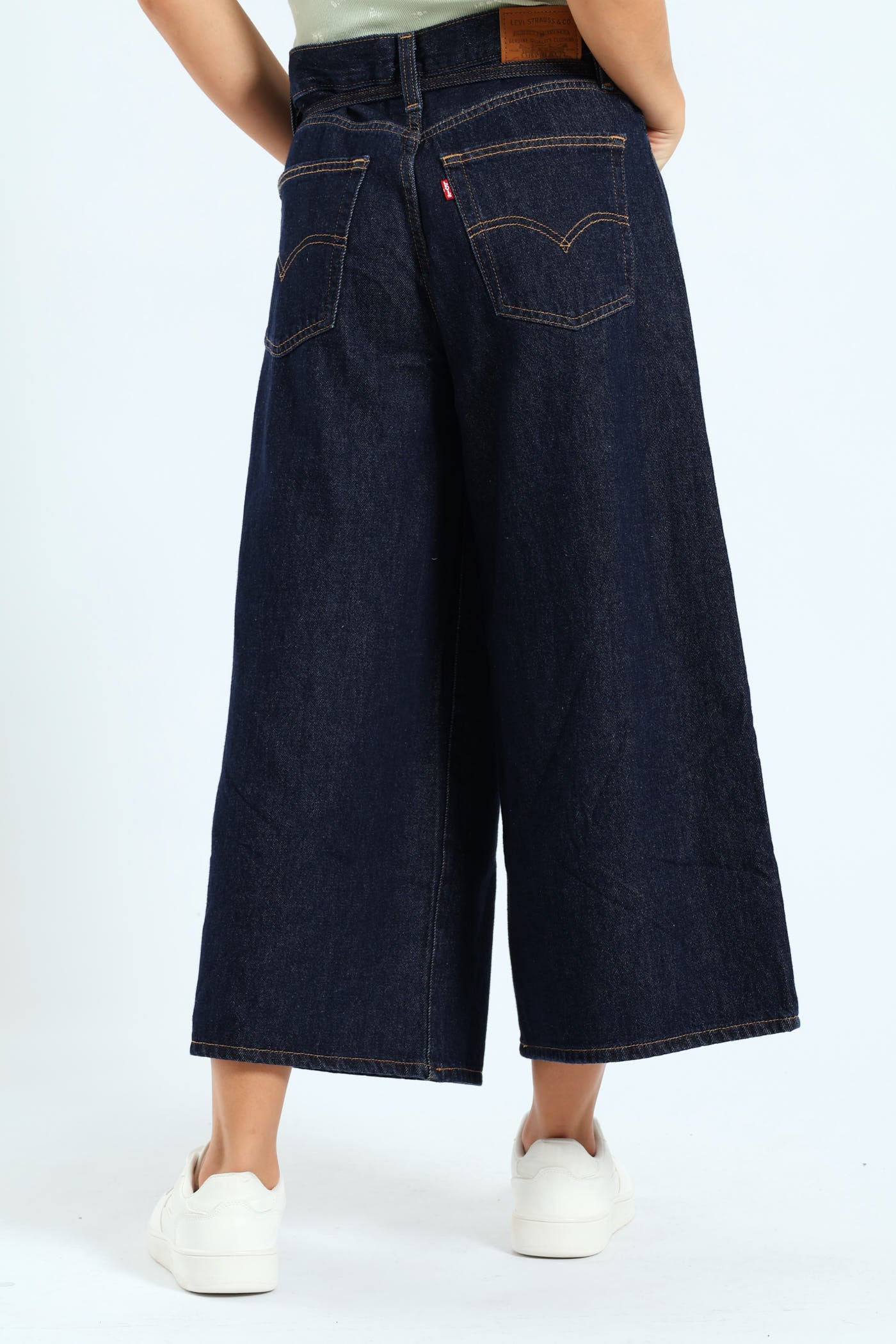 Culotte Pants - Dark Wash - Image 4