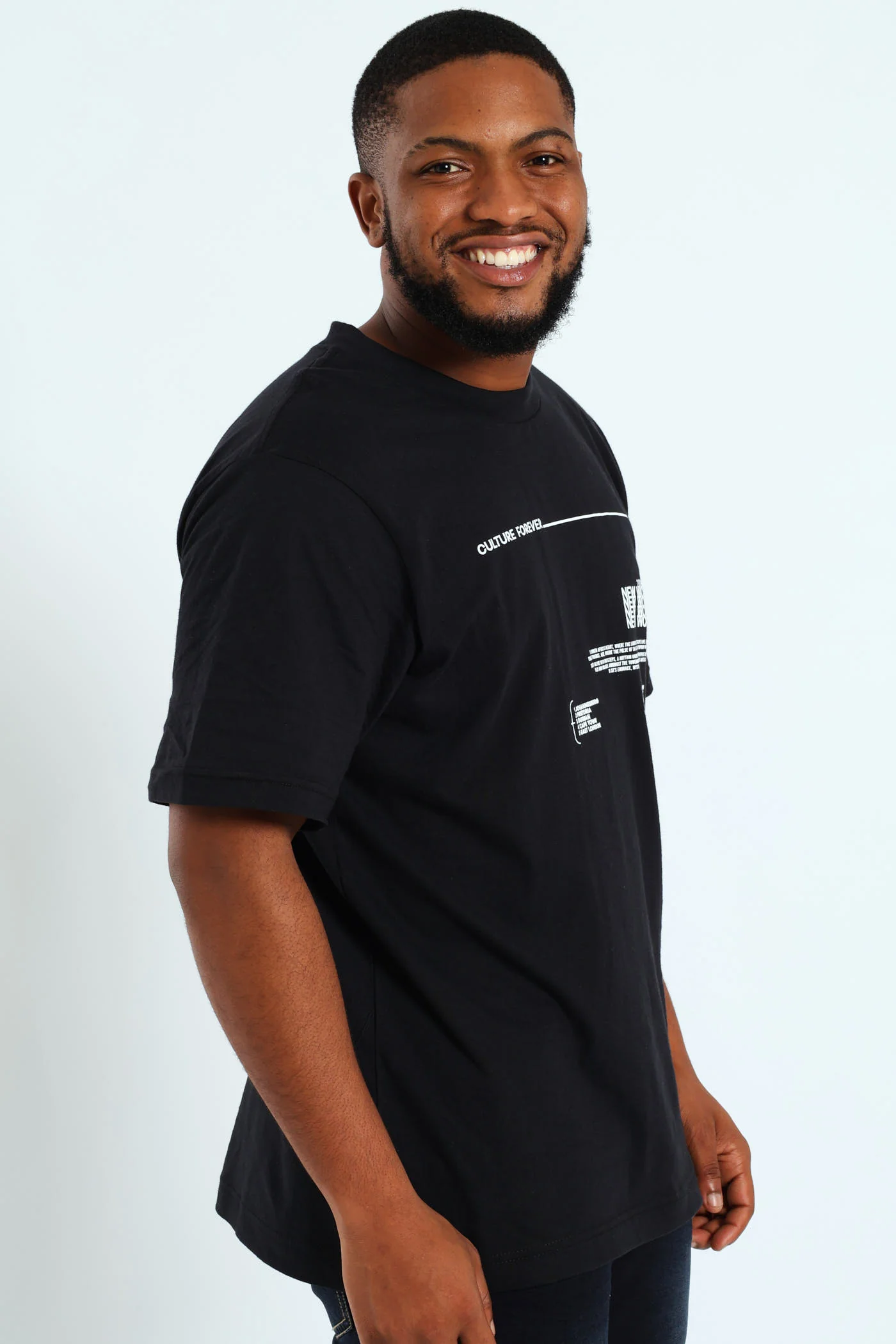 Culture Front & Back Tee - Black - Image 3