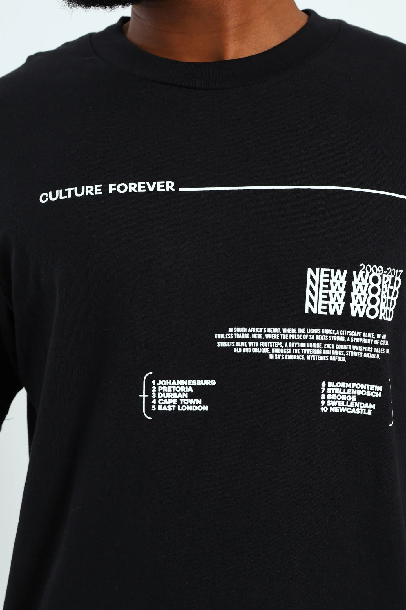Culture Front & Back Tee - Black - Image 4