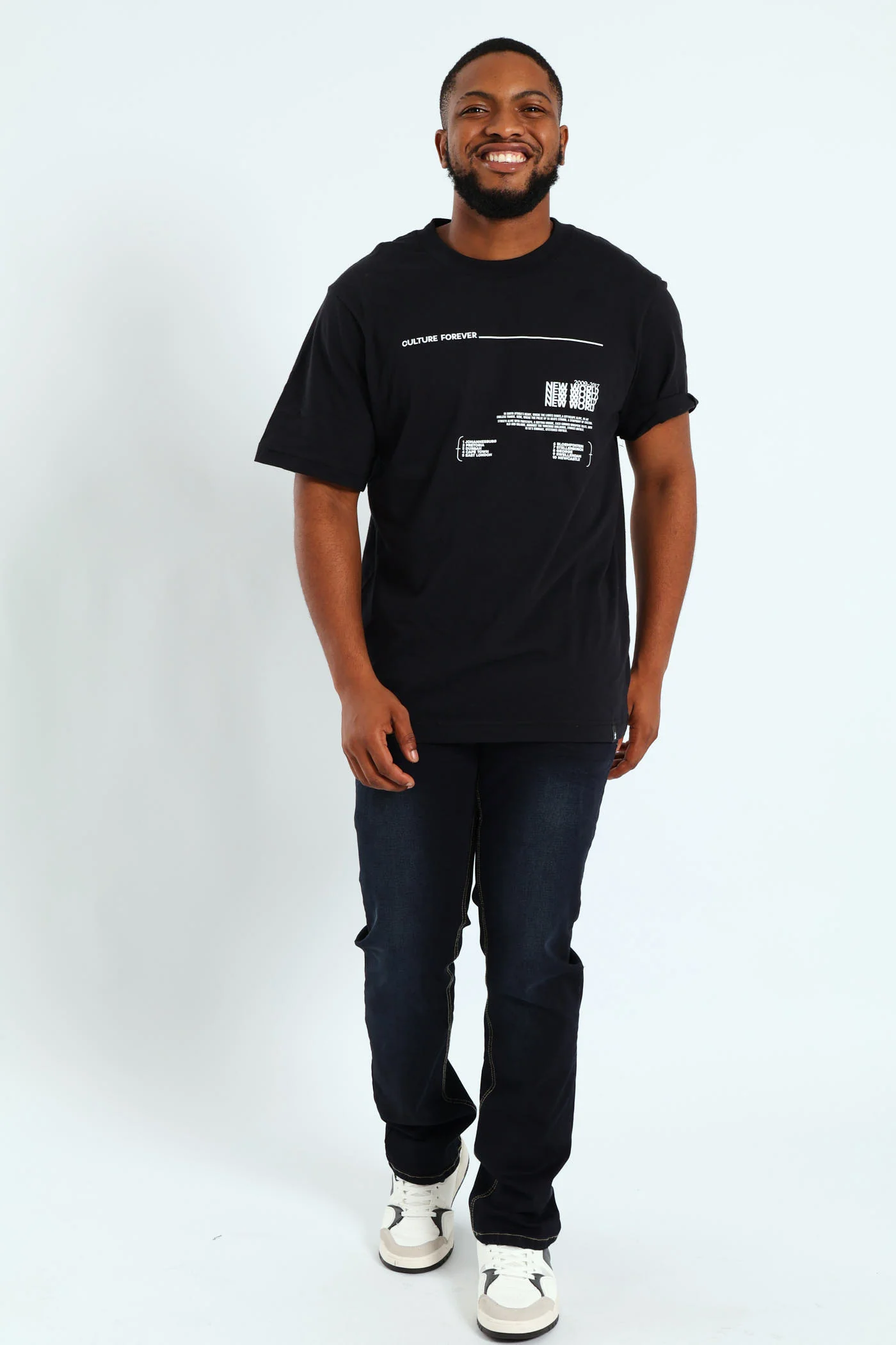 Culture Front & Back Tee - Black - Image 5