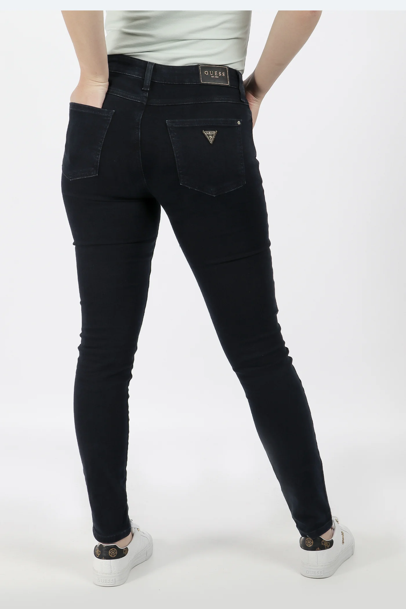 Curve Mid Rise Denim - Dark Wash - Image 2