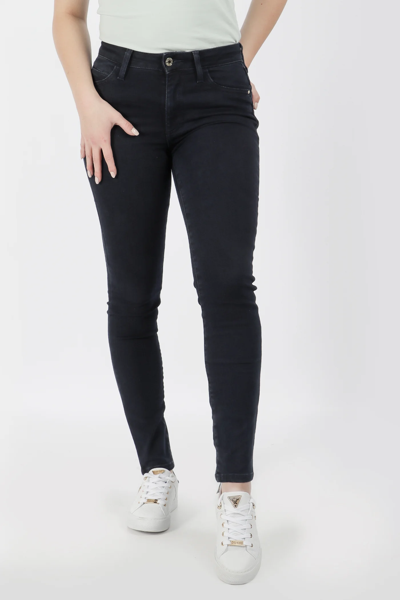 Curve Mid Rise Denim - Dark Wash - Image 3
