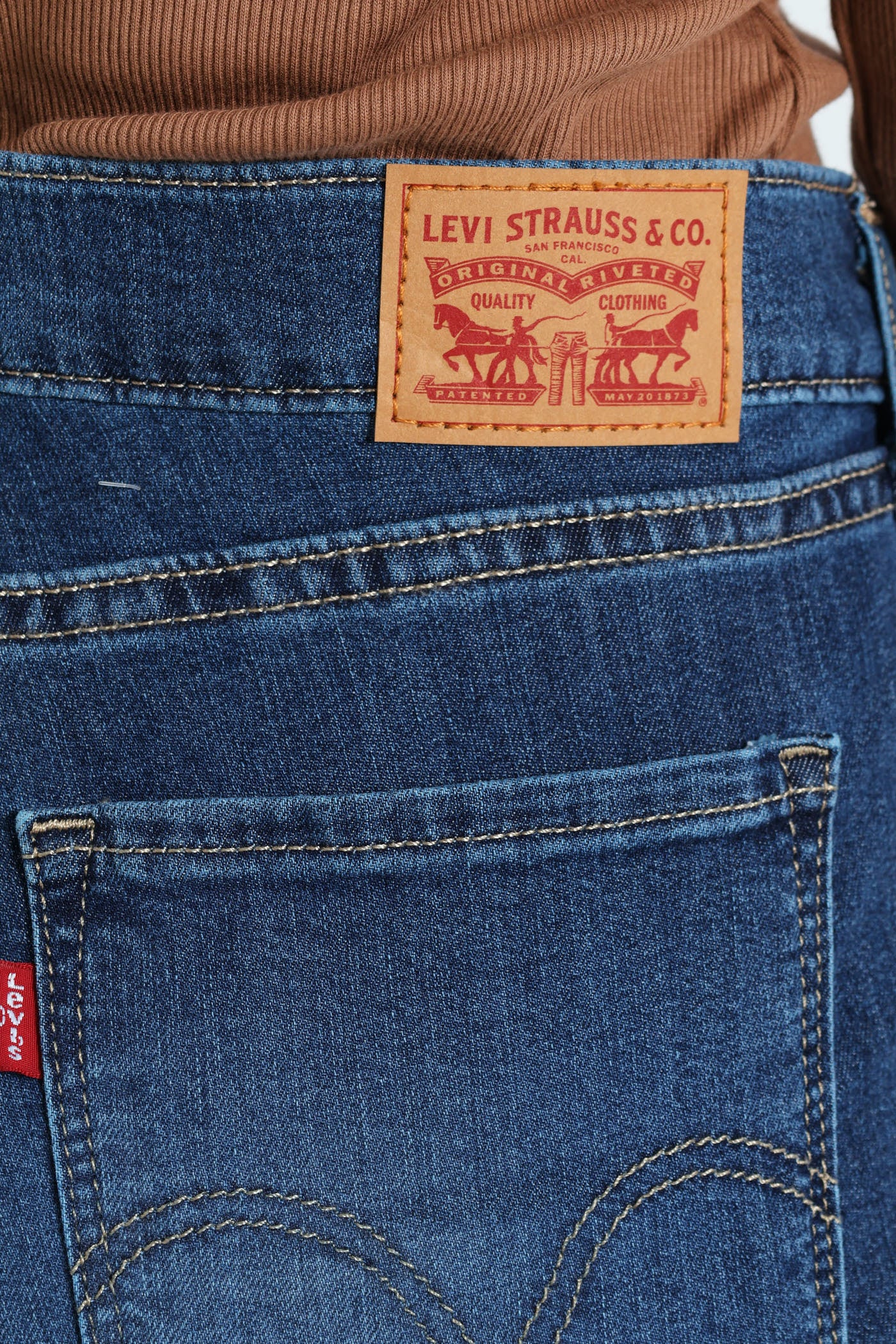 Curvy Super Skinny Jean - Med Wash - Image 2