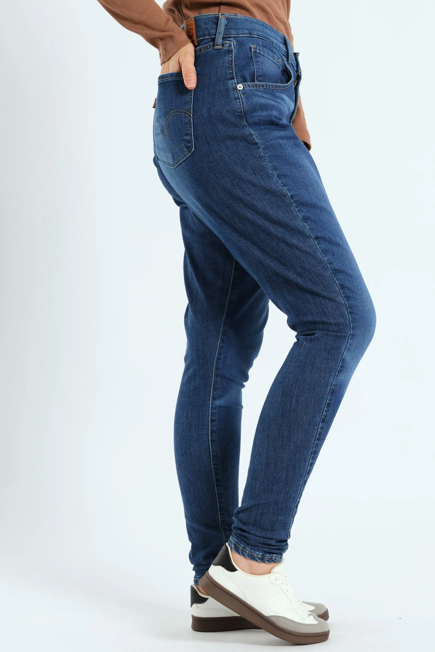 Curvy Super Skinny Jean - Med Wash - Image 3