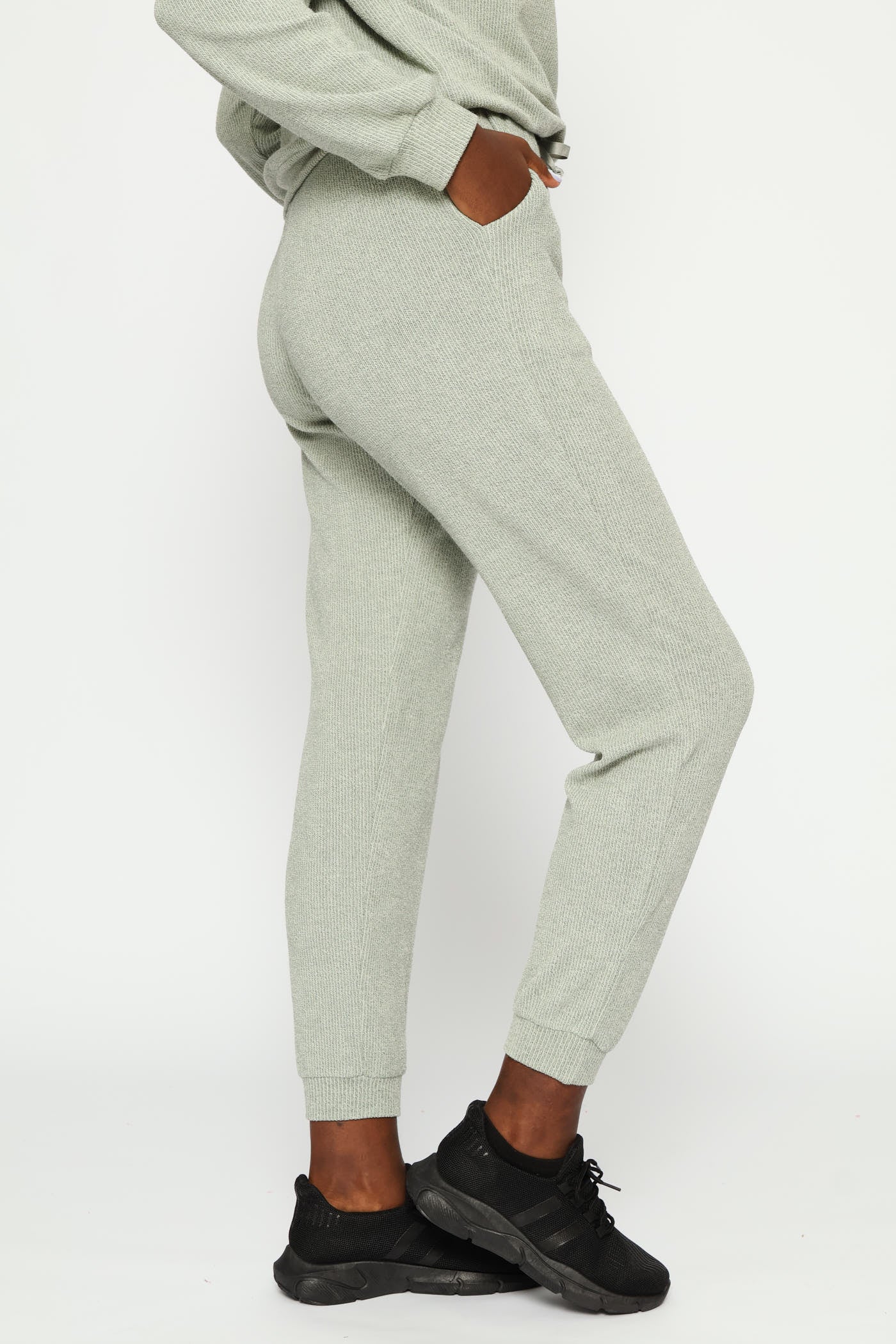 Cut & Sew Leisure Jogger - Sage - Image 3