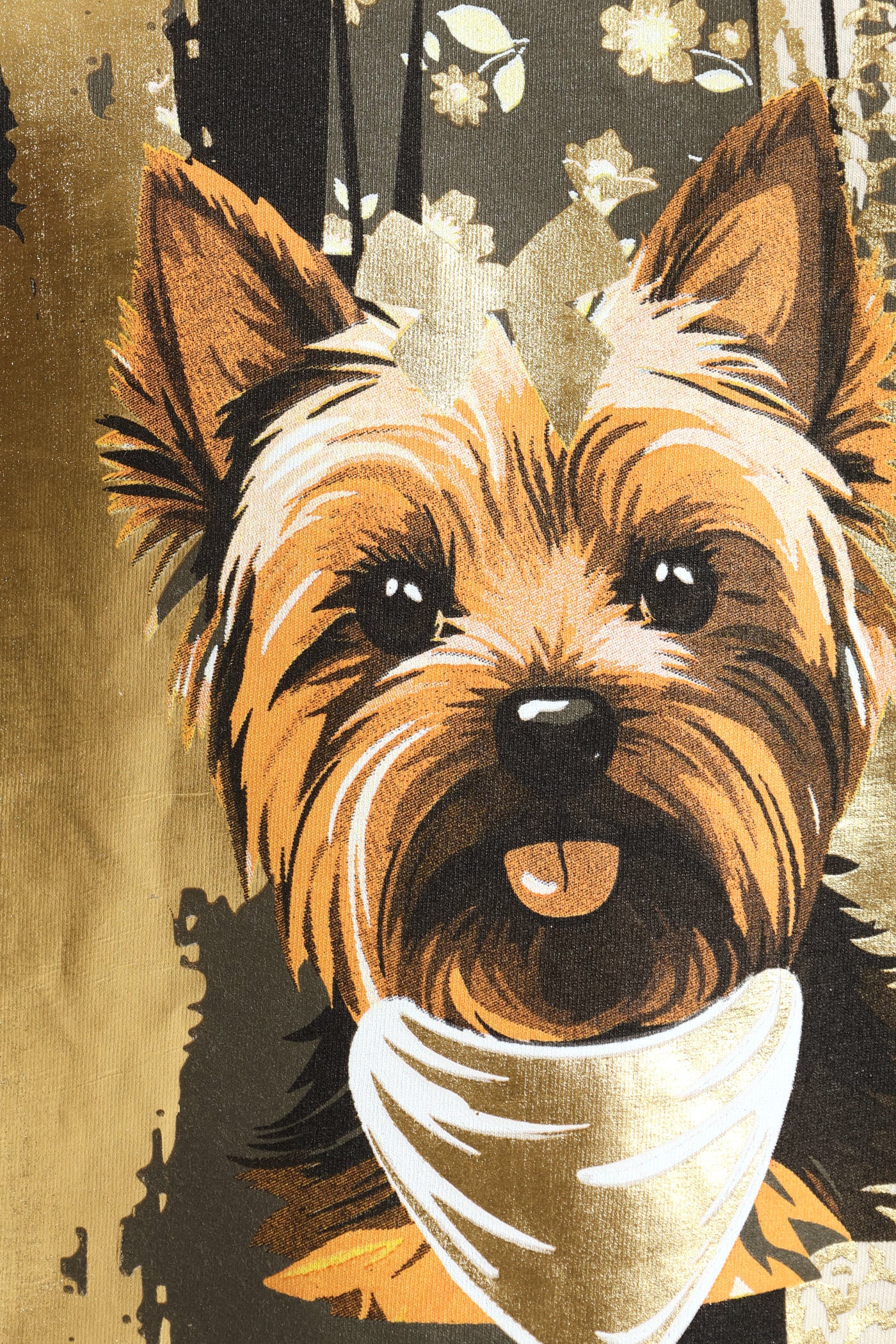 Cute Dog Foil Tee - Fawn - Image 2