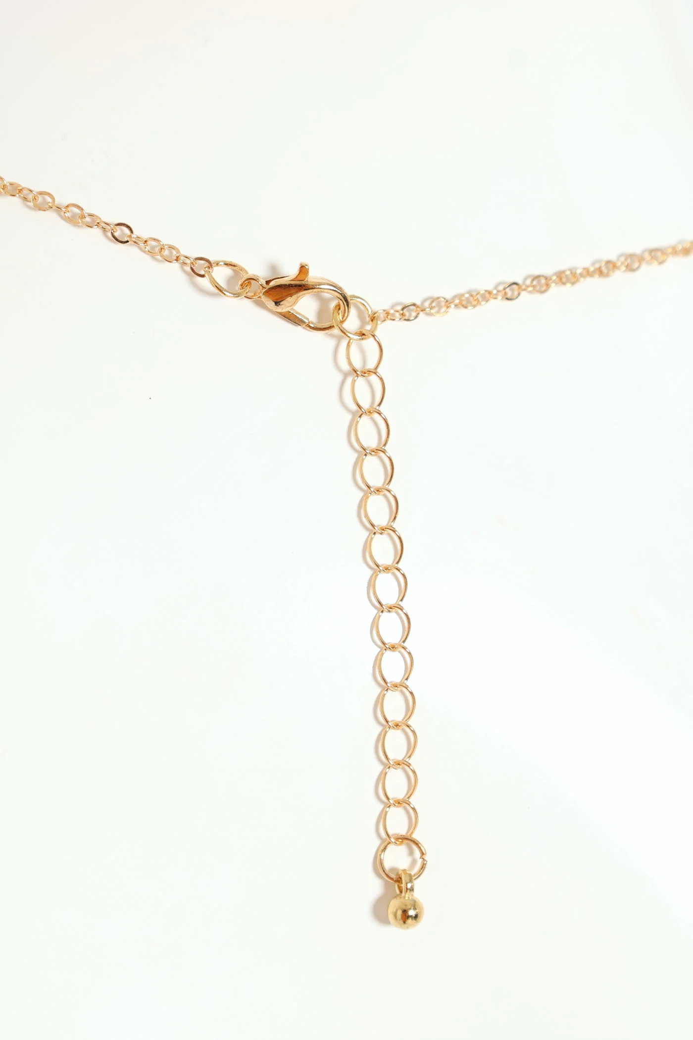 Cutout Floral Pendant Necklace - Gold - Image 3